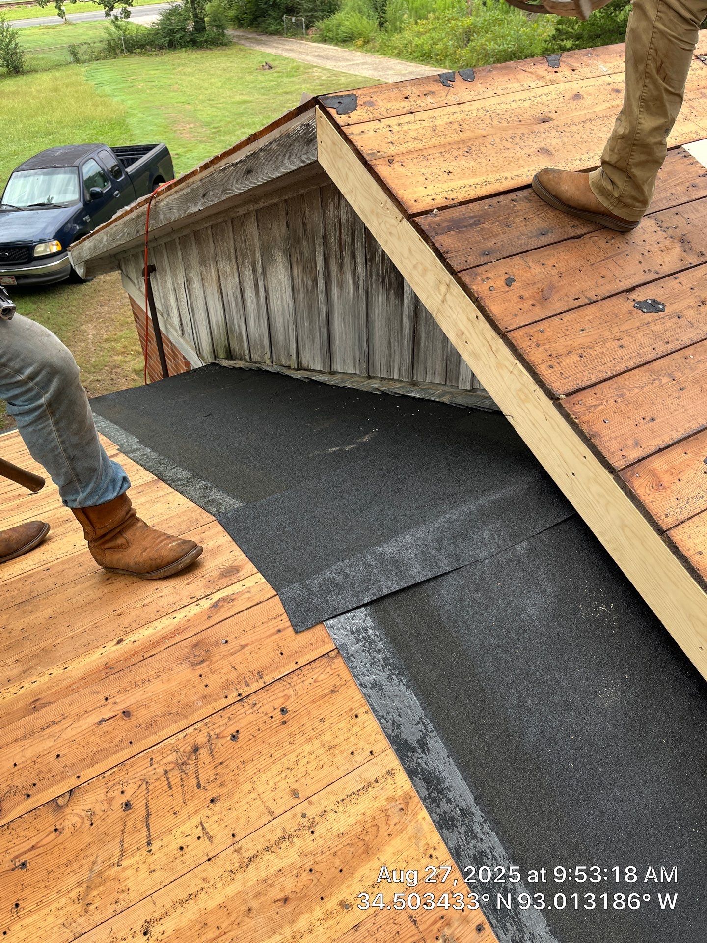 GAF Timberline HDZ Roof Replacement on Brick Home in Hot Springs by Temple Roofing and Exteriors