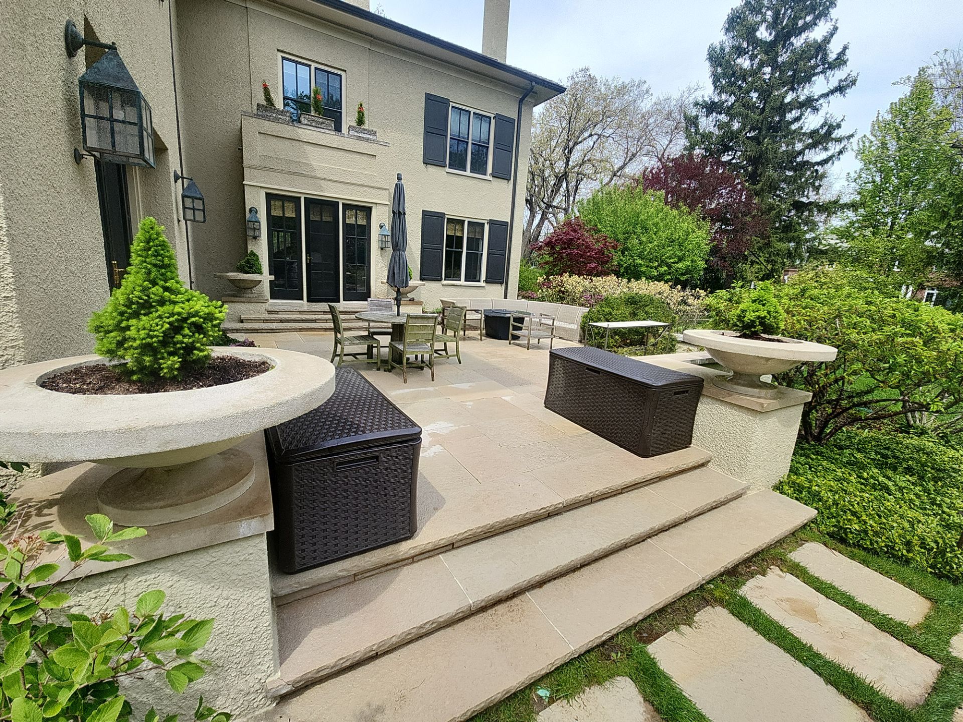 Natural Stone Surface Pressure Washing by Northern Power Washing LLC.