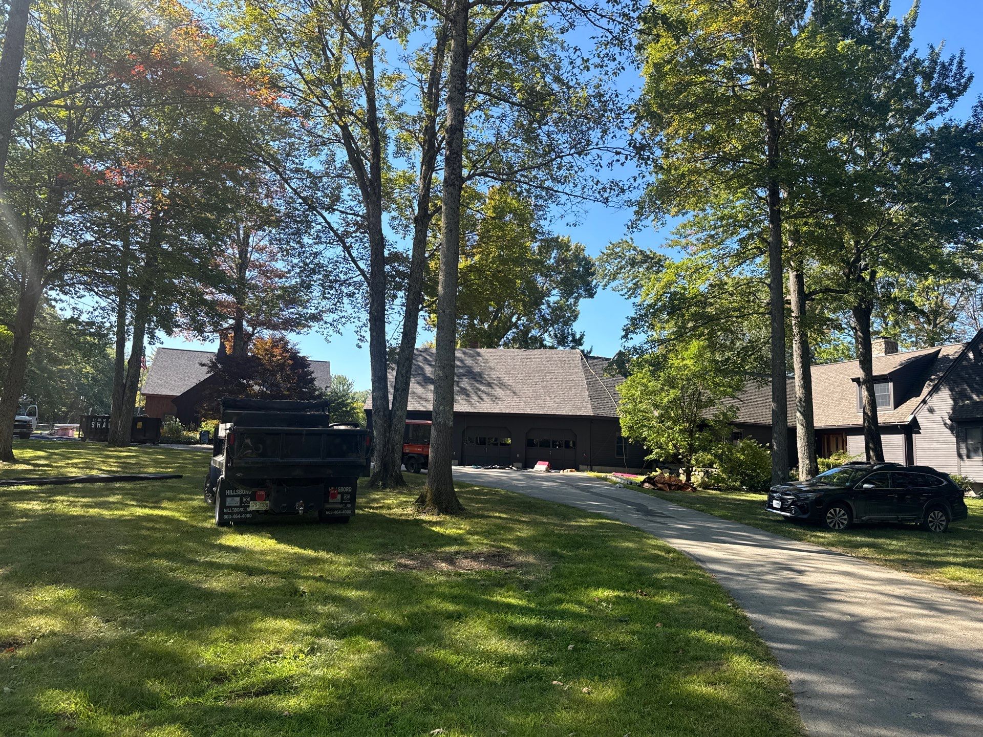 Garage & Barn Roof Replacement in Greenfield, NH | Owens Corning Shingles by Adam Vaillancourt Roofing LLC