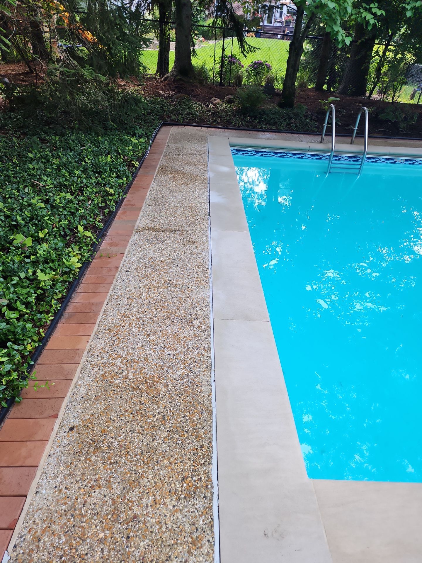 Highland Park brick cleaning by Northern Power Washing LLC.