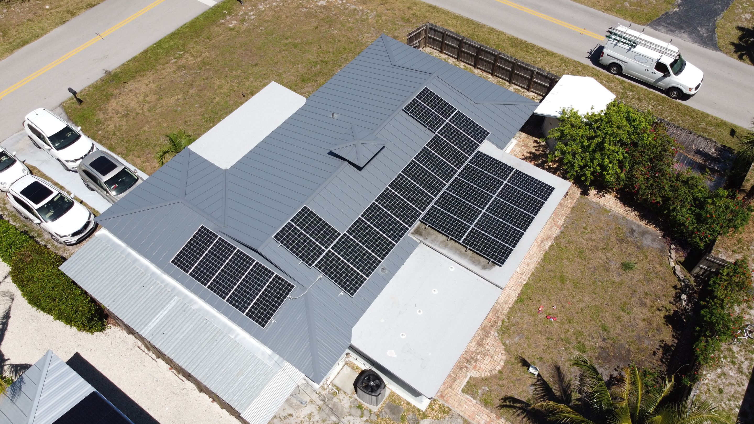 Residential Roofing Installation using 1" Nail strip metal roof by BLUES BROTHERS CONSTRUCTION CORP