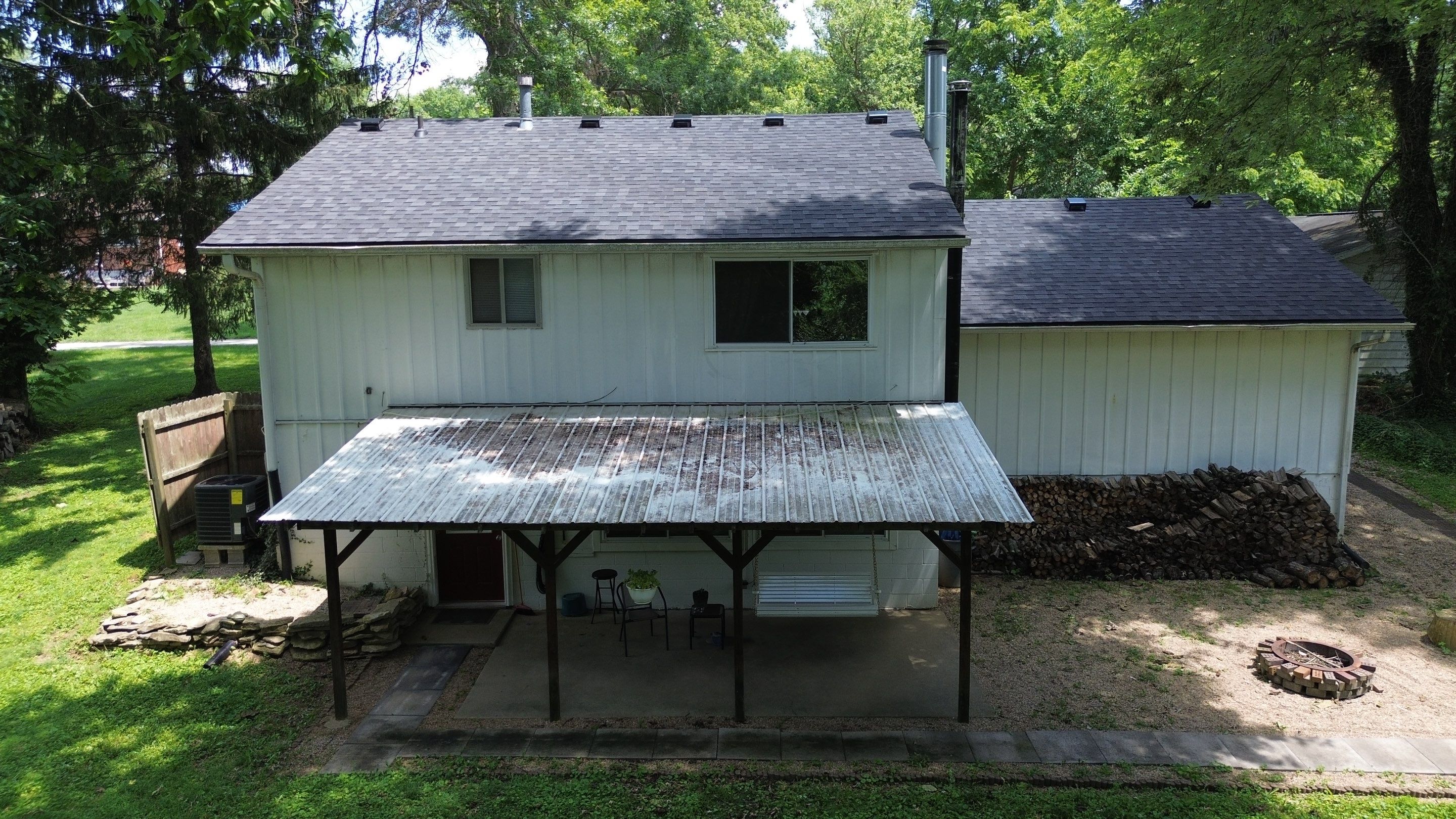 Project in Bloomington by Moss Roofing