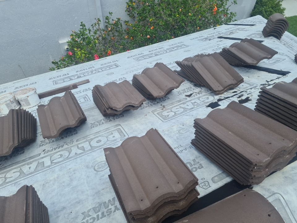 Residential Roofing Installation using Eagle Roofing Tile by BLUES BROTHERS ROOFING