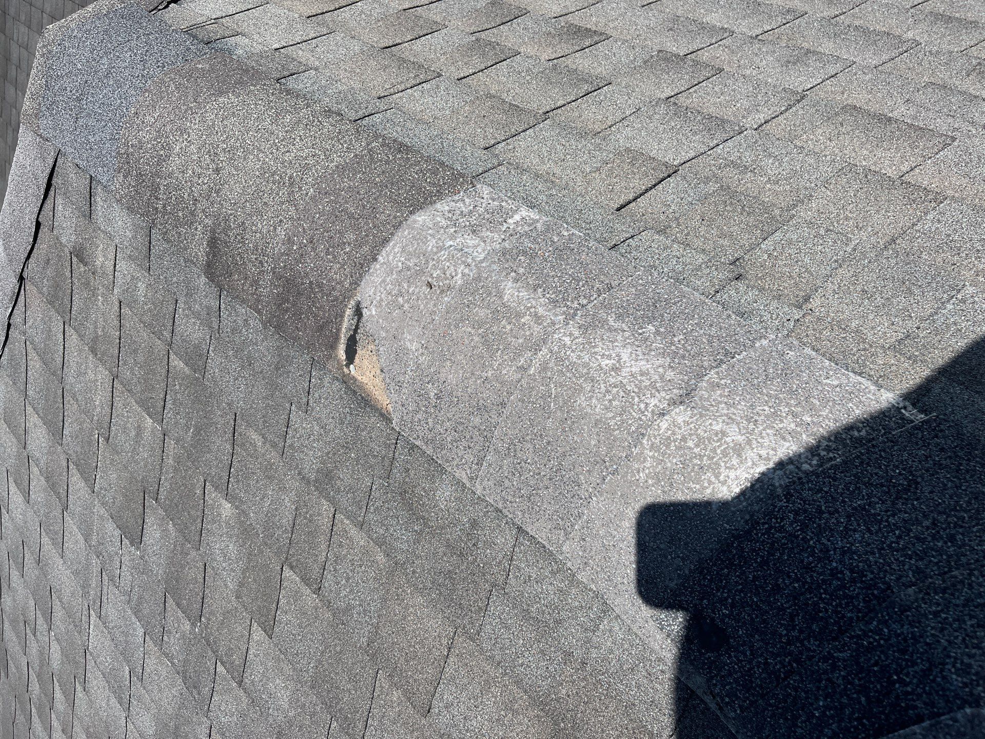 Hail Damage using Owen's Corning Duration (Lifetime) Shingles by Roof Repair Company