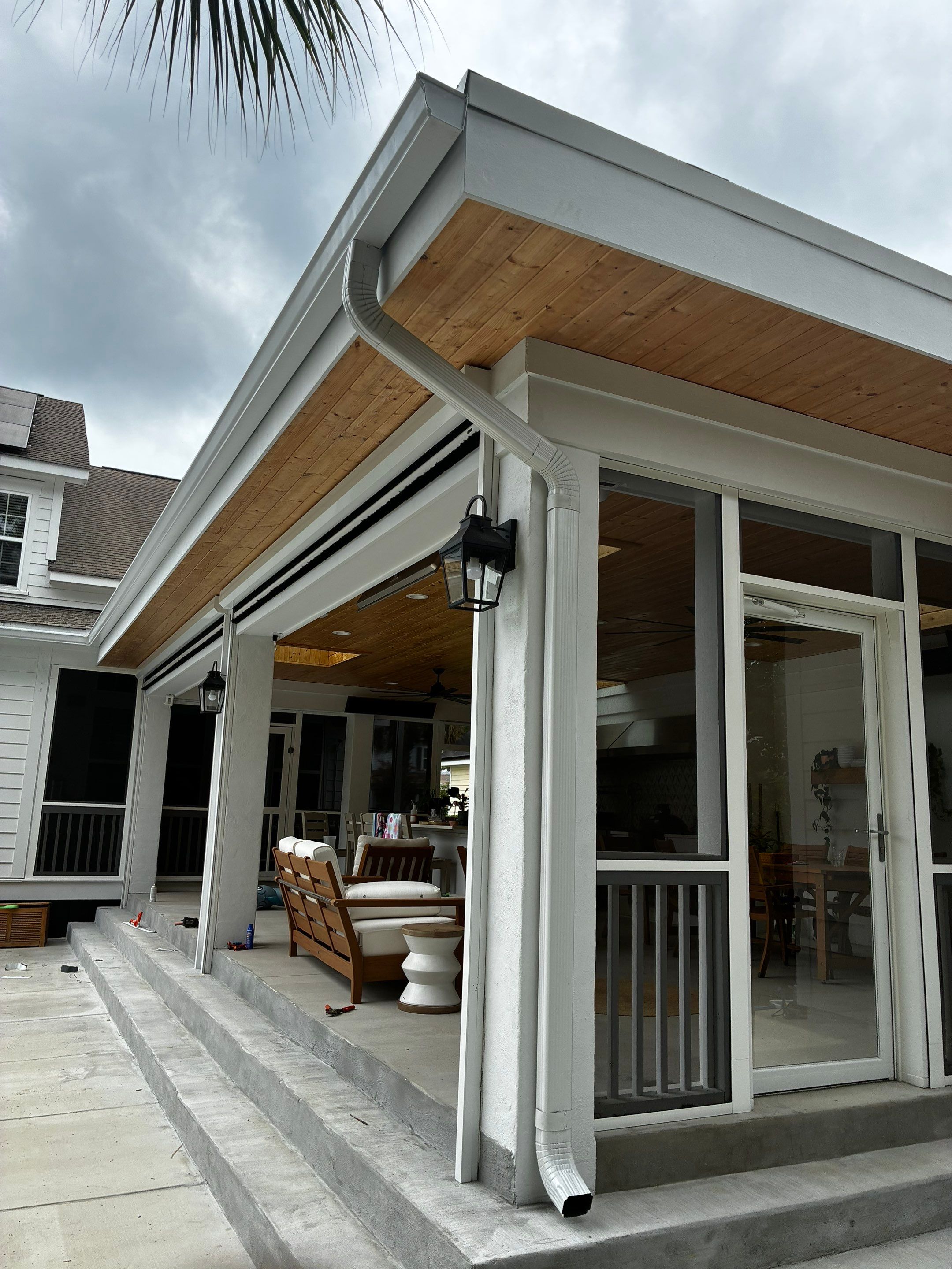 Beautiful Aluminum K-Style Gutter by Holy City Gutterworks