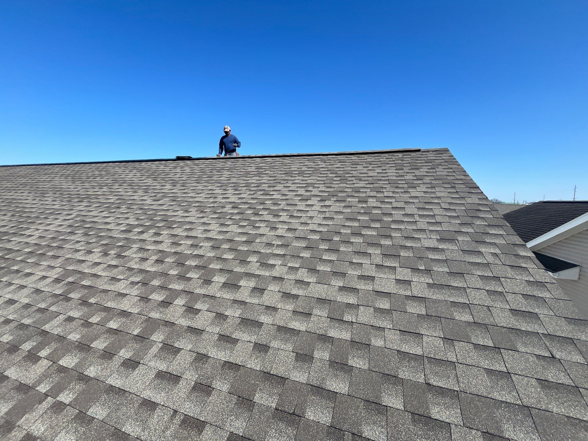 Residential Roofing Installation using CertainTeed Landmark Weathered Wood by Nitro Roofing and Construction