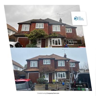 Roof Clean  - Moss Removal - Gutter Clean using Honda 15lpm Low Pressure Washing Machine