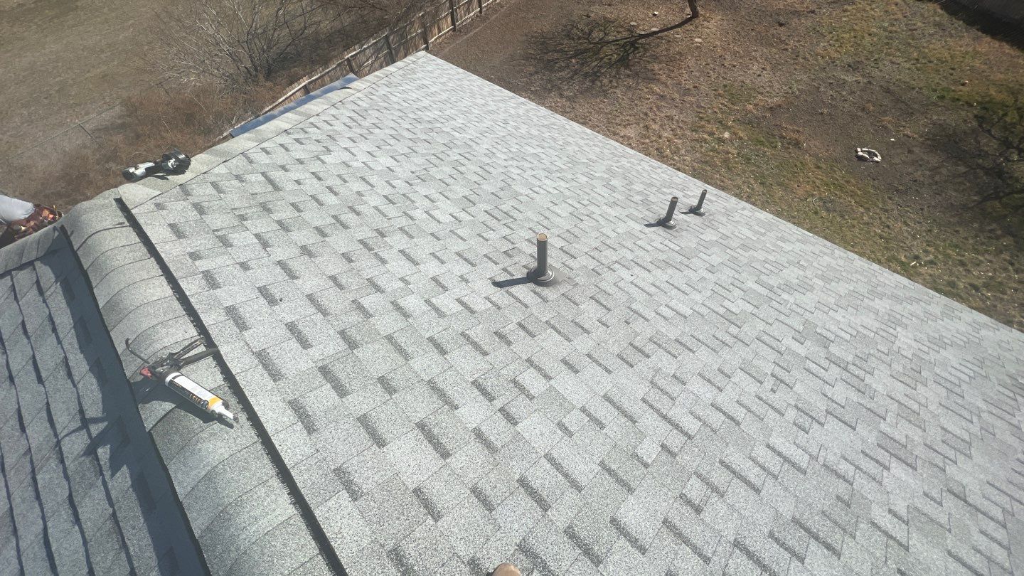 Shasta White Shingles by Reimagine Roofing