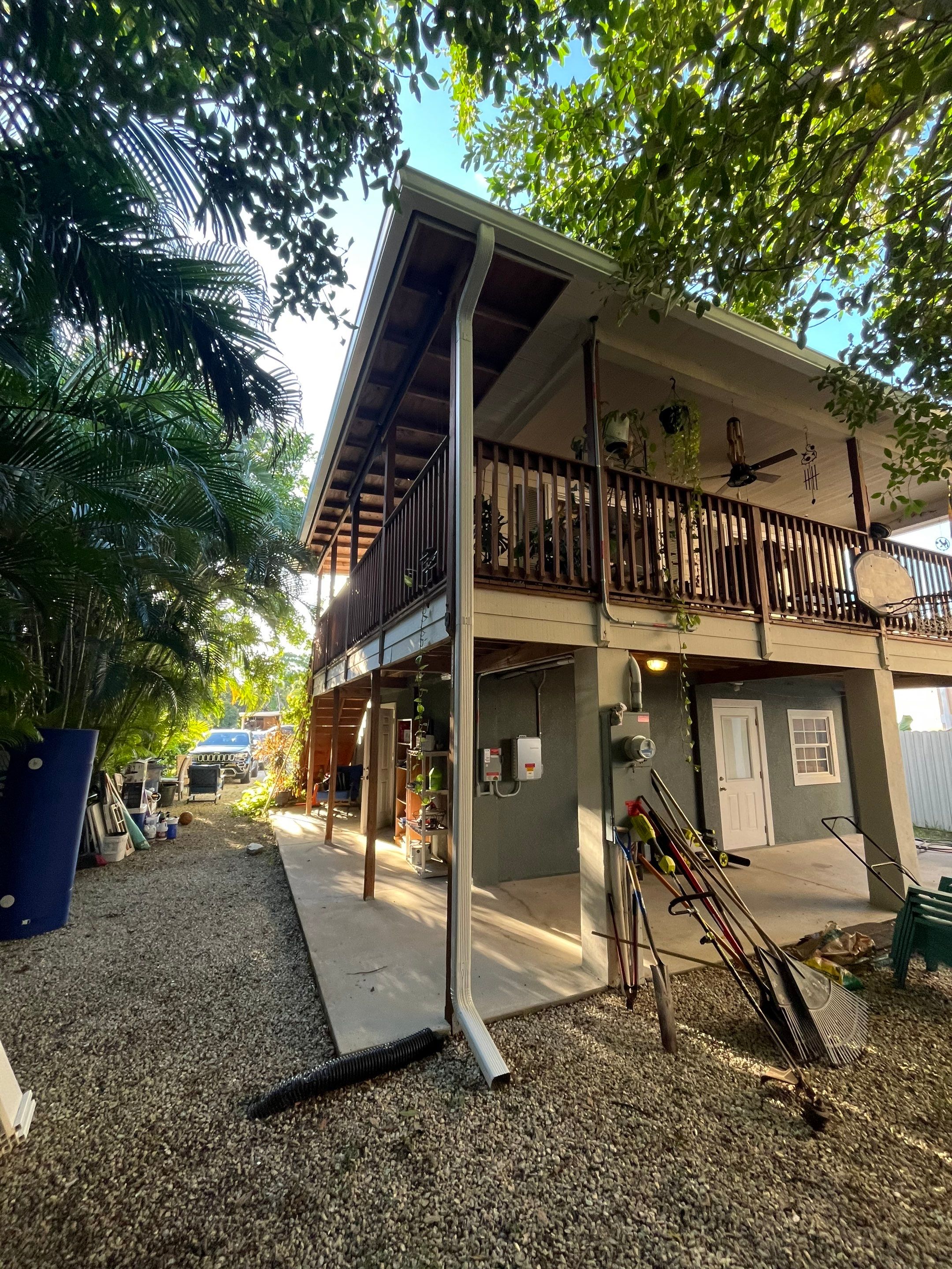 New Downspout Installation in Fort Myers FL by Gutter Professors
