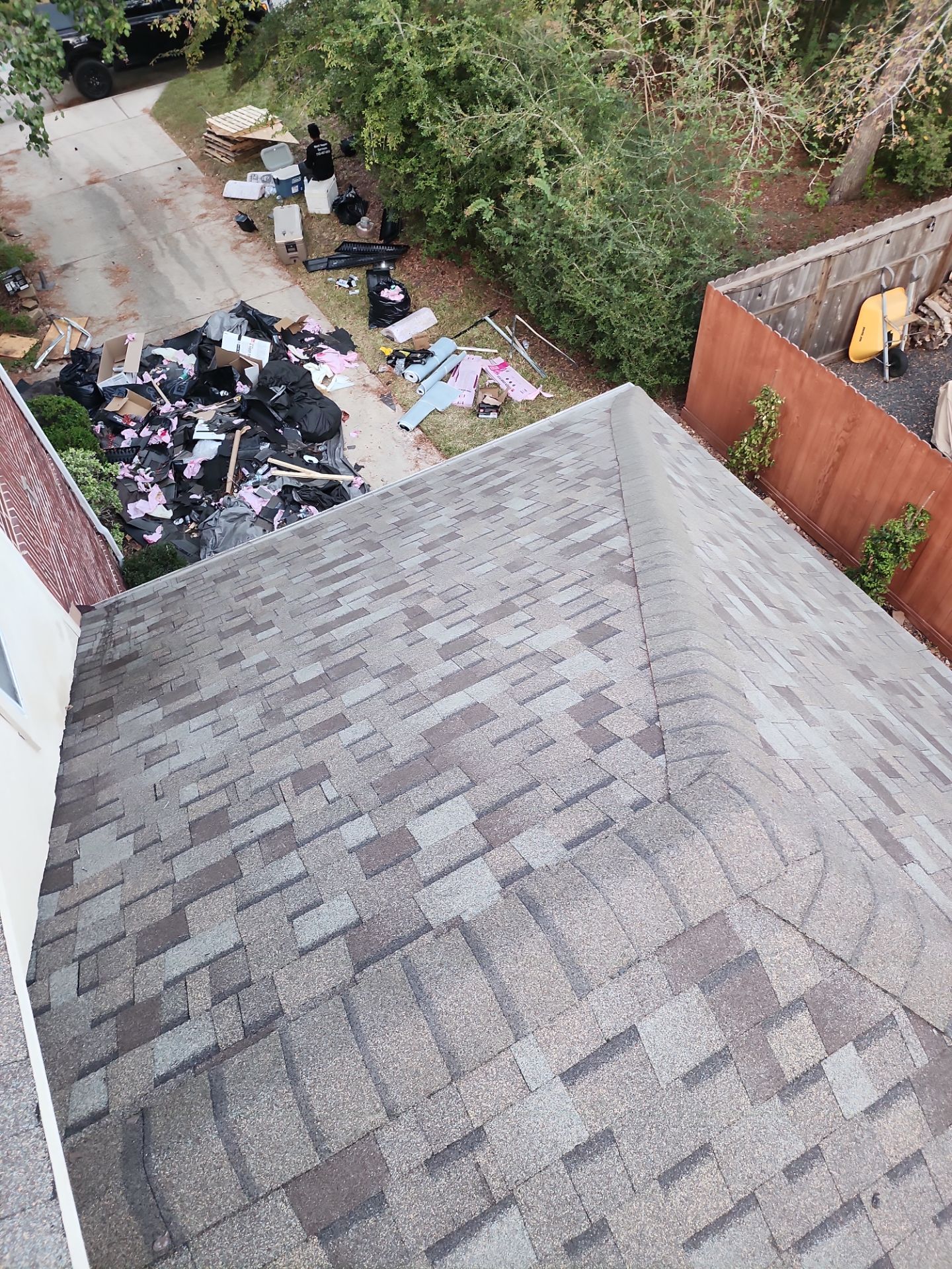 Residential Roofing Installation using Owen's Corning Duration (Lifetime) Shingles by Roof Repair Company