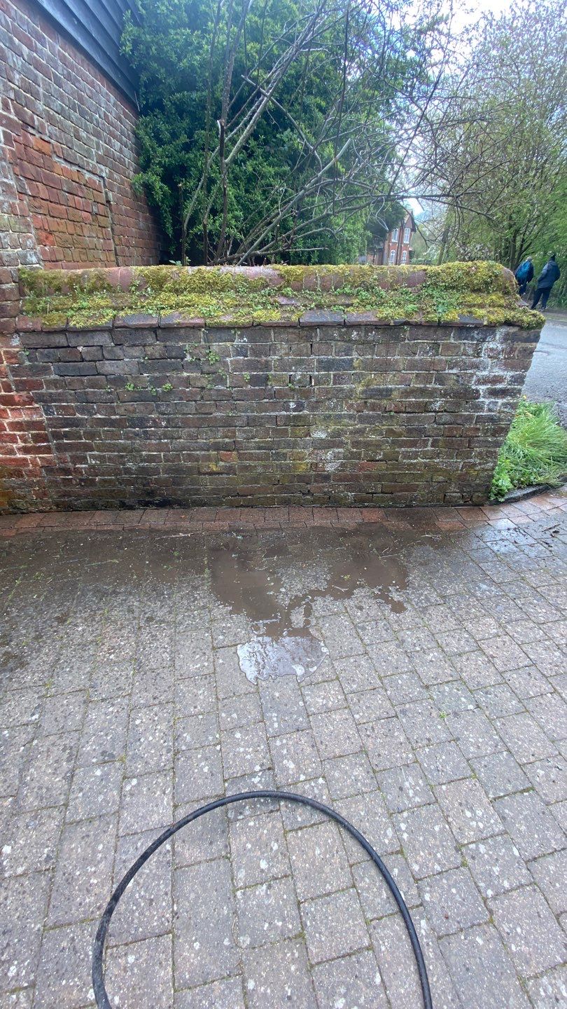 Driveway Clean using honda 21 ltr/min by Ges Exterior Cleaning ltd