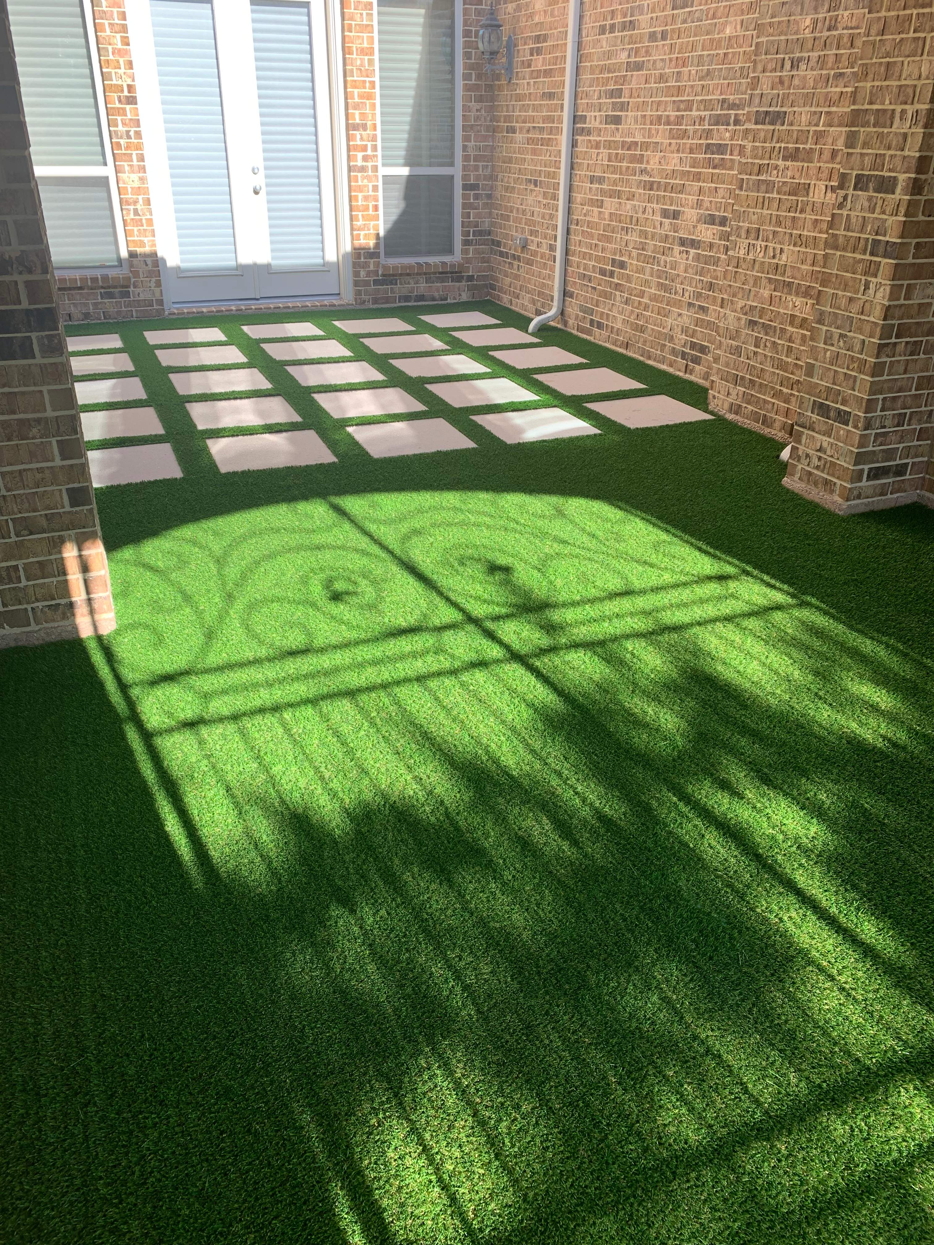 Ruby — Artificial Turf Upgrade & New Drainage System by Texas Urban Elements