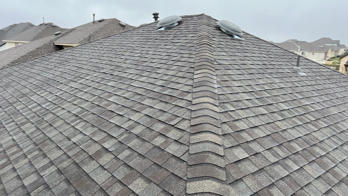 Hail claim roof replacement by Oakwood Roofing and Construction, LLC