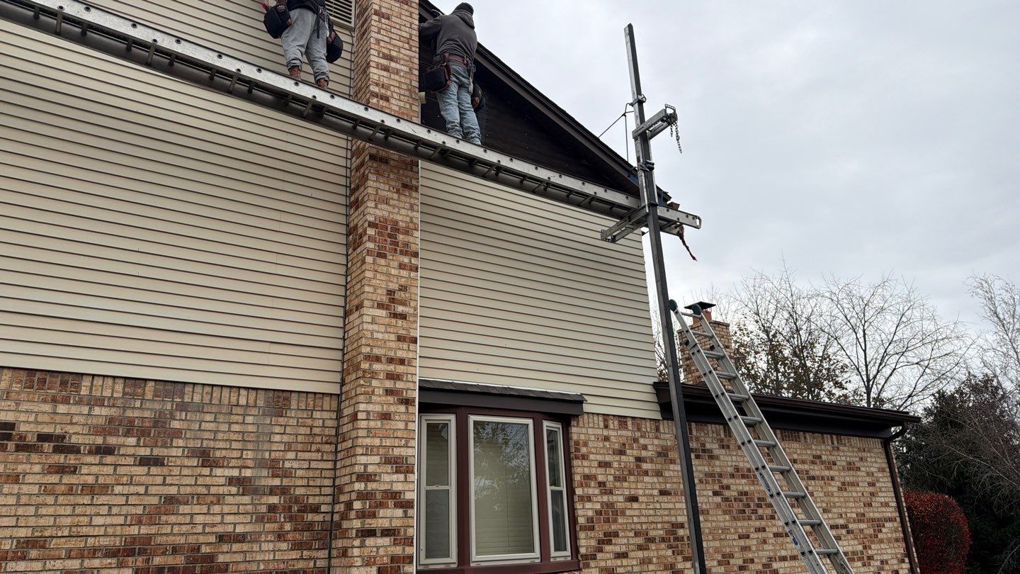 Siding Replacement using Ascend Glacier White by 180 Contractors