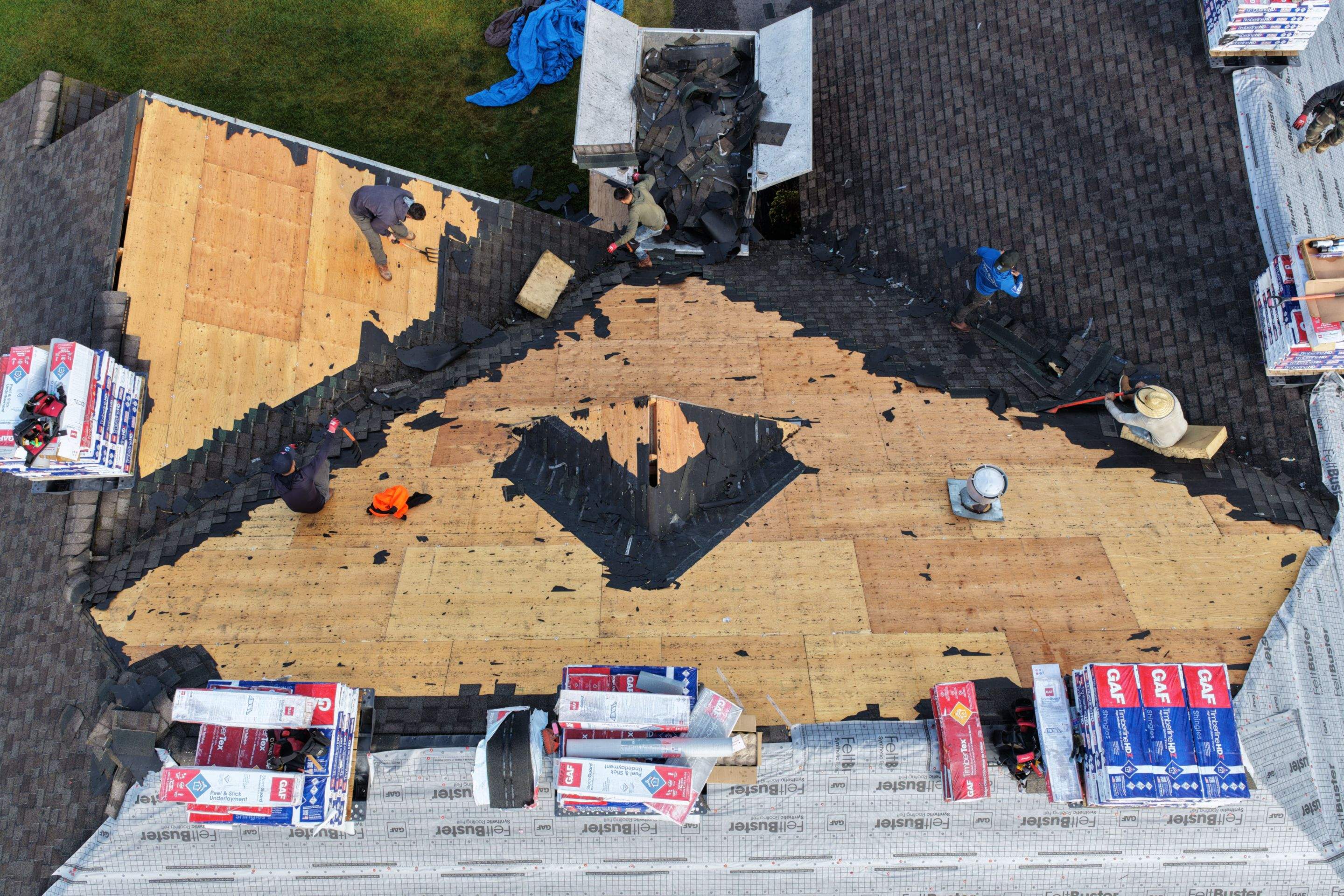 Roof Replacement using GAF Timberline HDZ - Midnight Mesa  by Montana Roofing Solutions