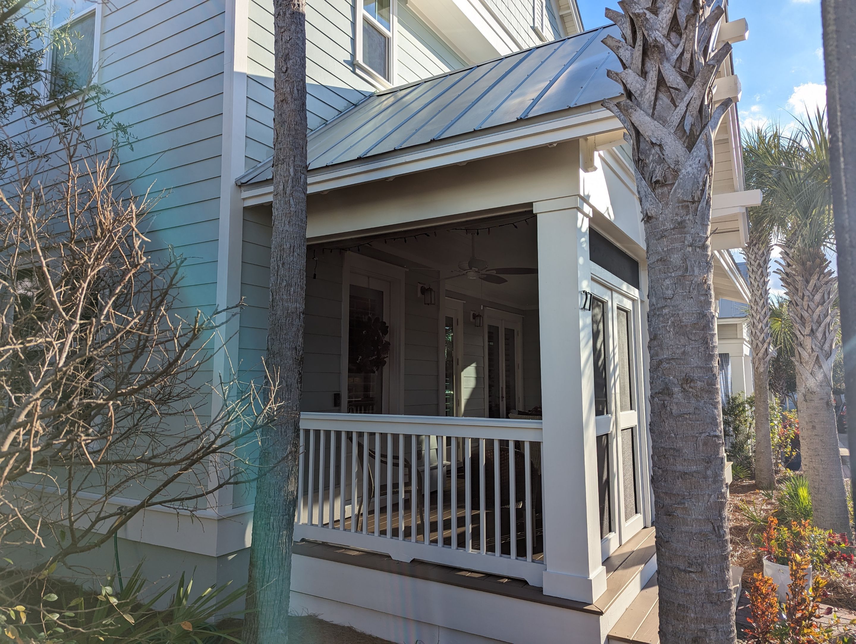 New Downspouts Installation in Rosemary Beach, FL by Gutter Professors