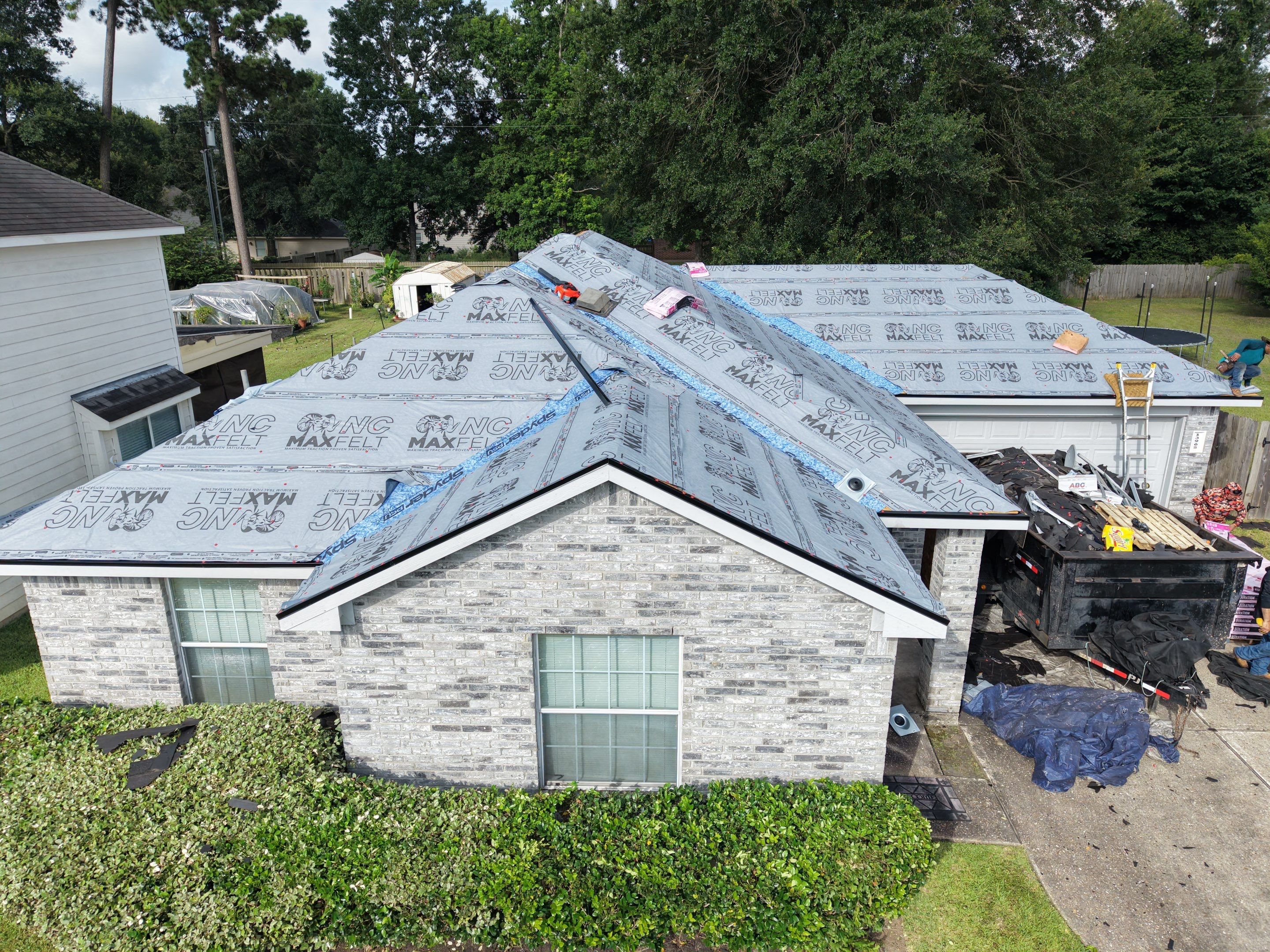 Owens Corning Duration Shingle Roof Replacement in Willis, Texas by Abbott Roofing Company