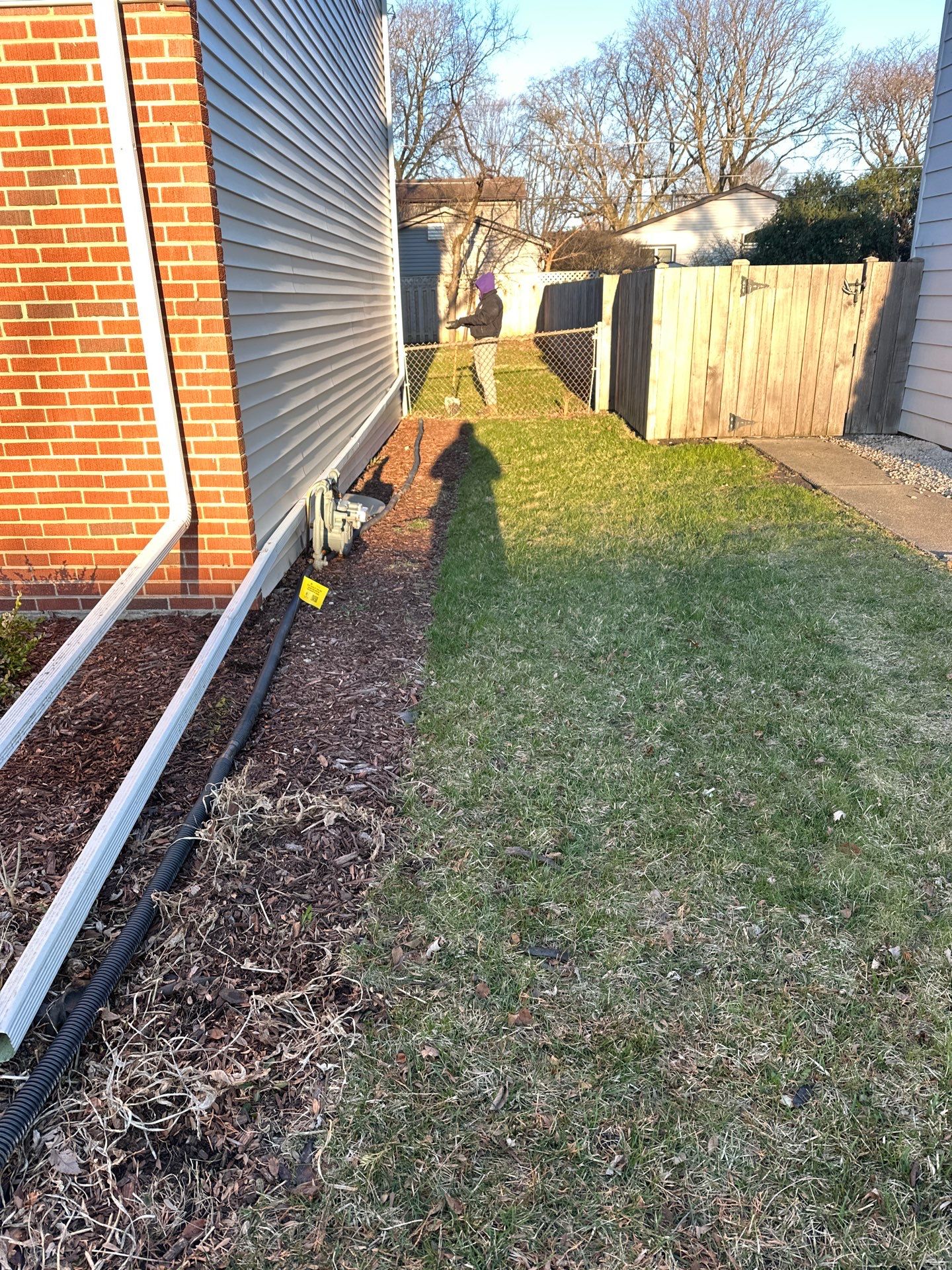 French drain and Sump pump reroute to flo well by A&N