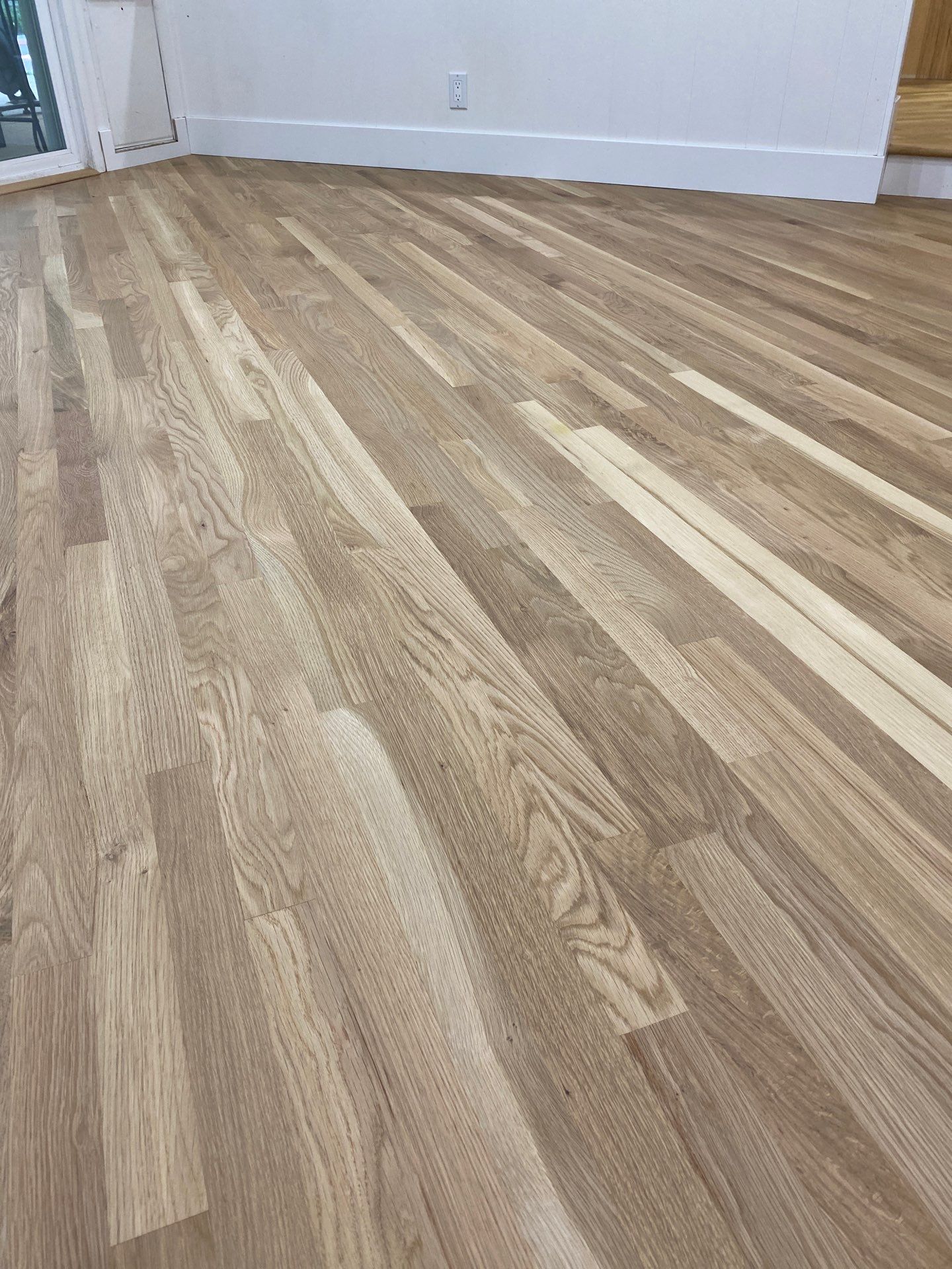 White Oak Installation and Refinish by Footprints Floors South Sacramento