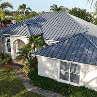 24ga 1.5" Mechanical Seam Charcoal Gray  by Total Roofing System The Metal Roof Experts