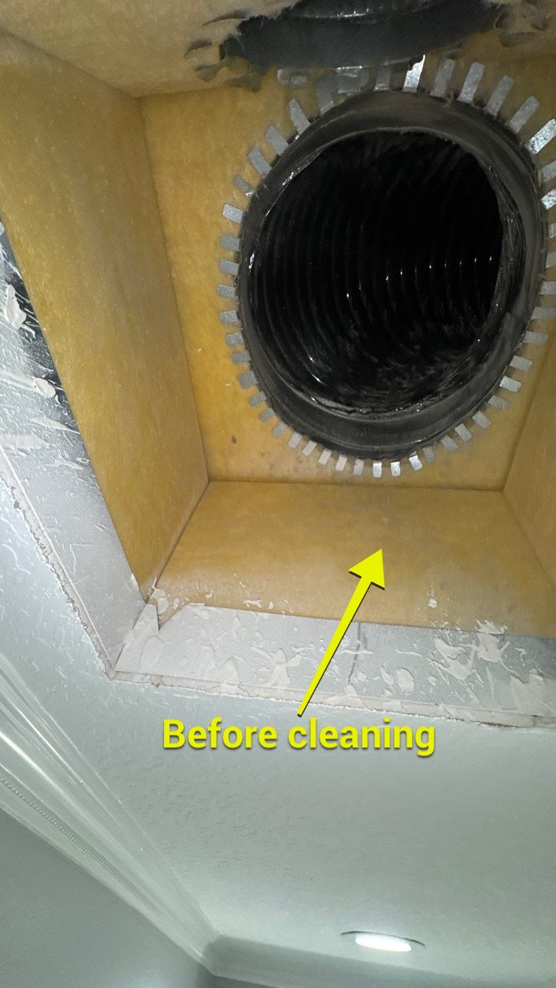 Air duct and Bathroom Exhaust Cleaning in Apopka by Hygienic Air, Inc