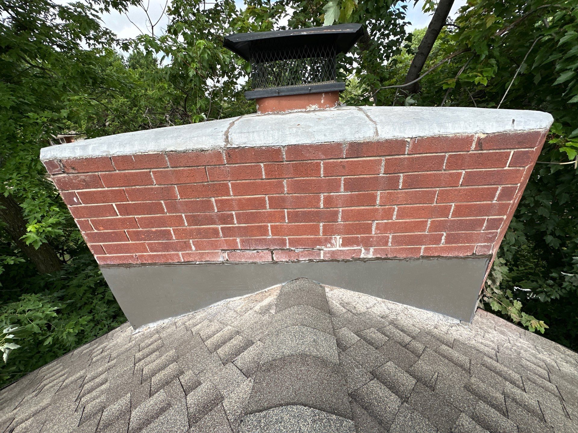 roof, chimney flashing & solar tube replacement & chimney in Oklahoma City by McCann's Roofing and Construction