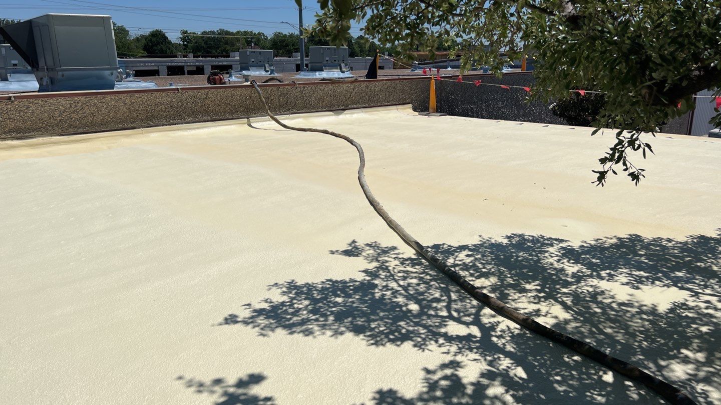 Foam & Metal Roof Restoration – Thermo Sensors (Garland, TX) by All Star Roofing LLC