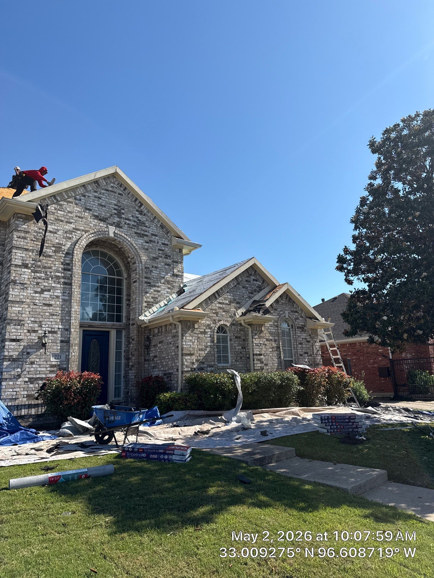 Project in Murphy  by Zeus Exteriors