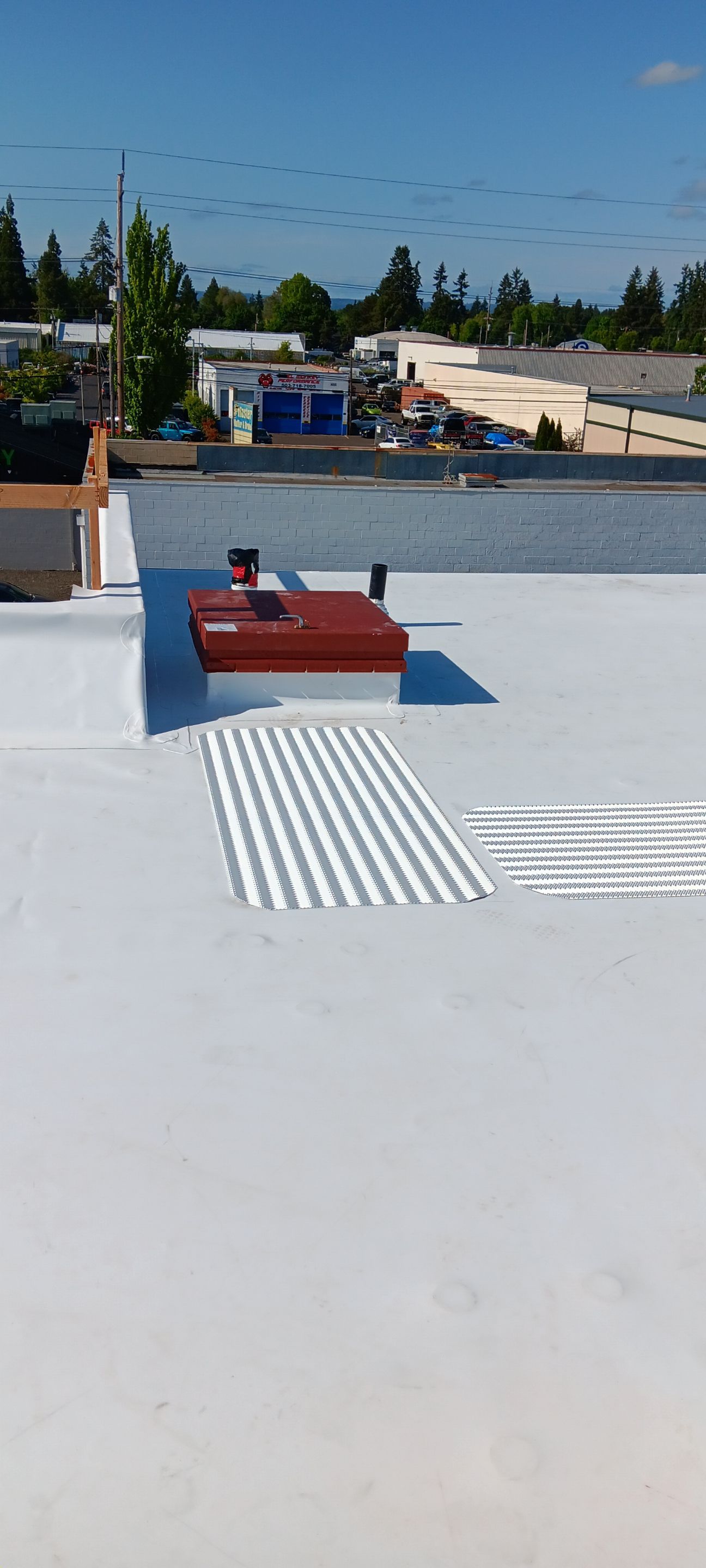 Commercial Roofing Replacement using TPO by Vitan Construction LLC 