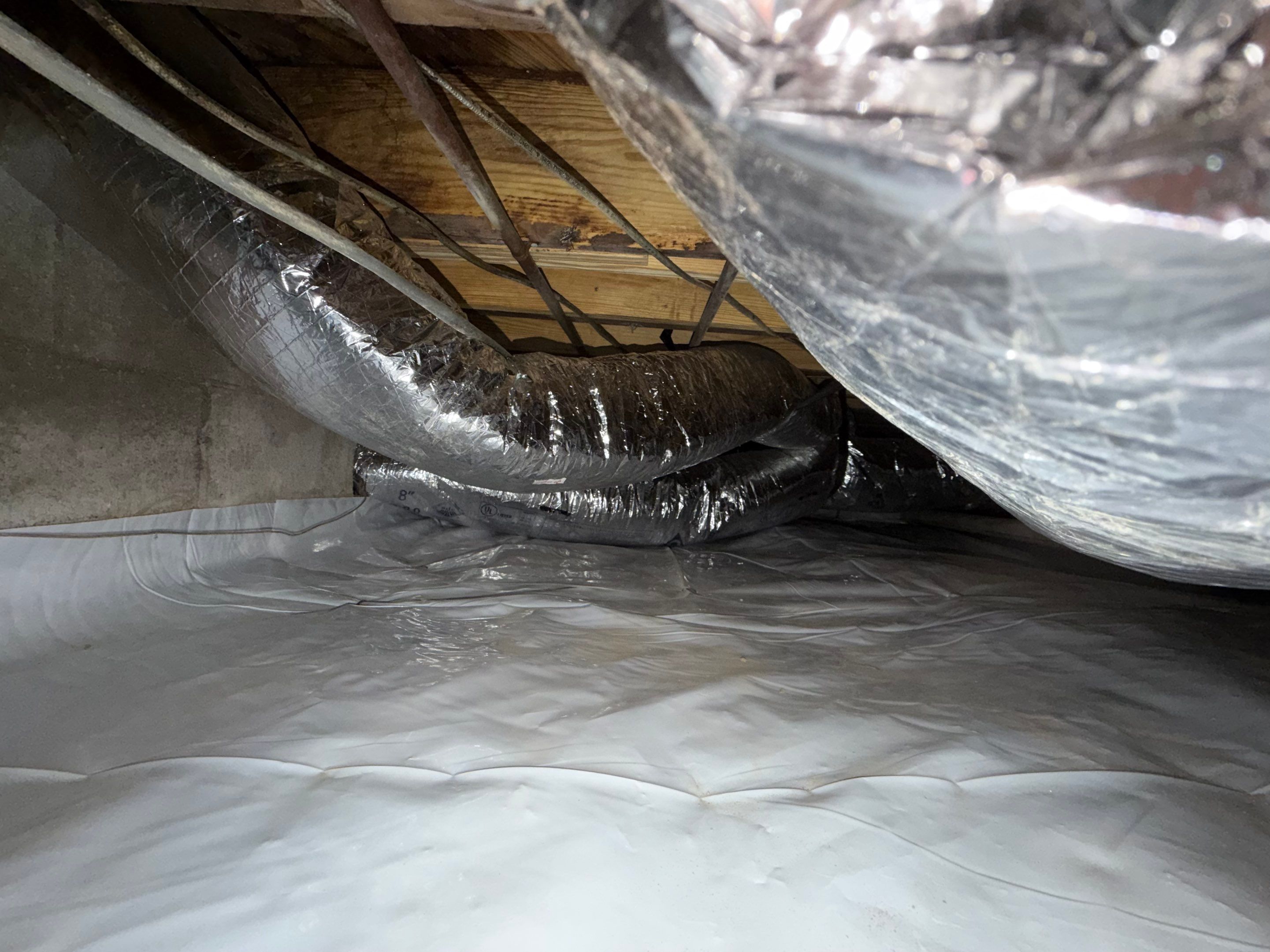 Project in Smithfield by Patriot Crawl Space Repairs