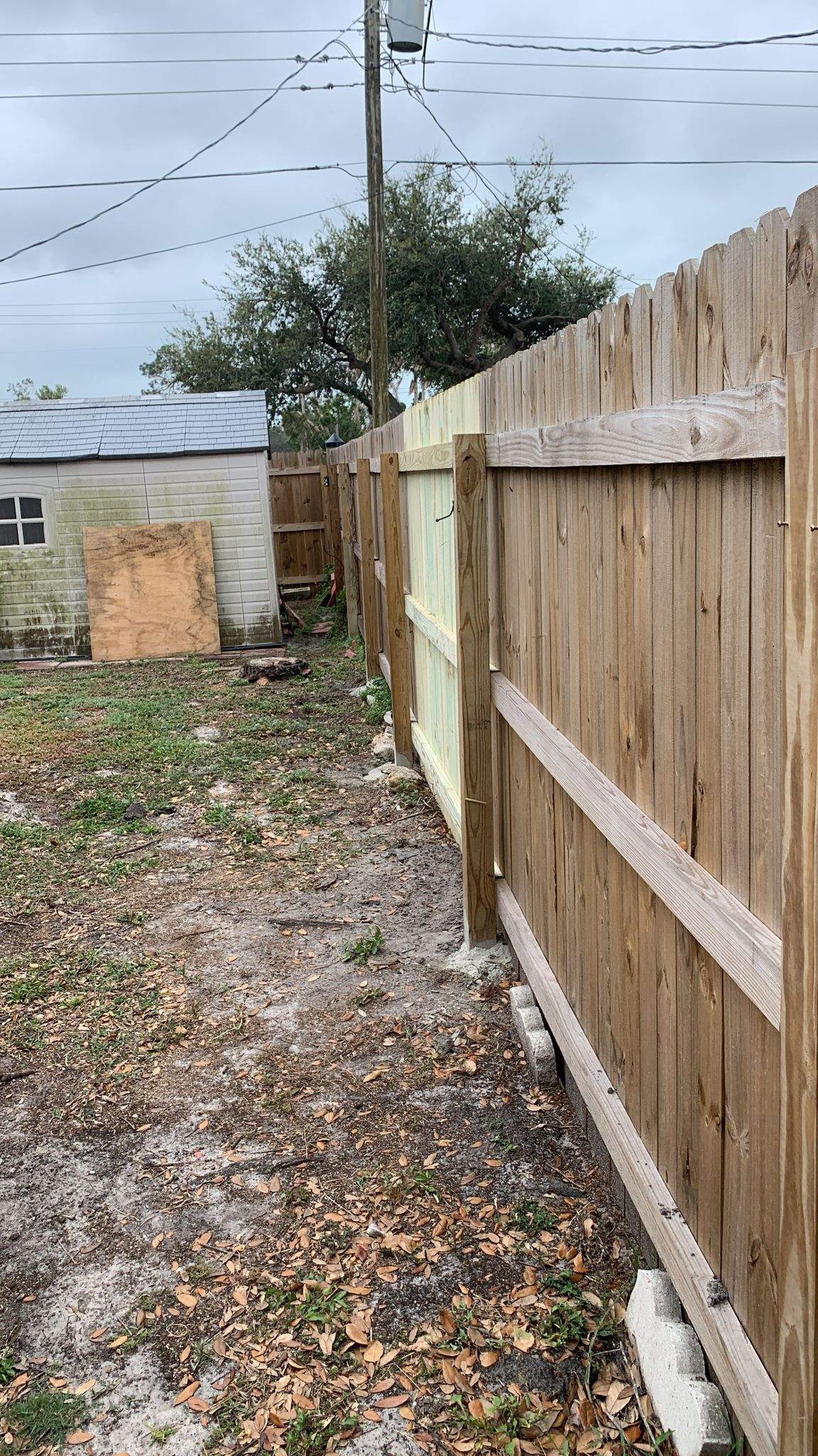 Pressure-Treated Wood Privacy Fence Repair in North Fort Myers by True Fence LLC