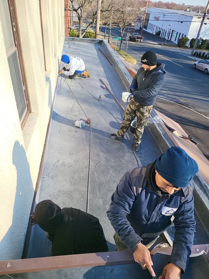 Commercial Roofing Installation using EPDM  by A Plus Exterior