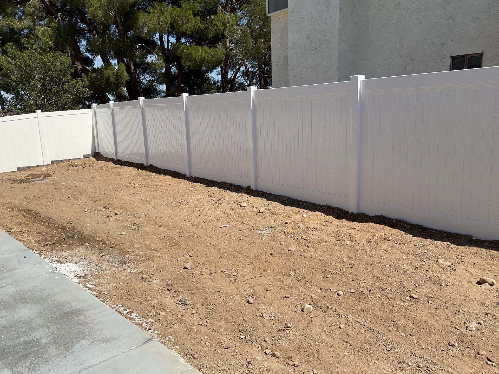 Fence Installation using Vinyl by Fence Guys Inc.