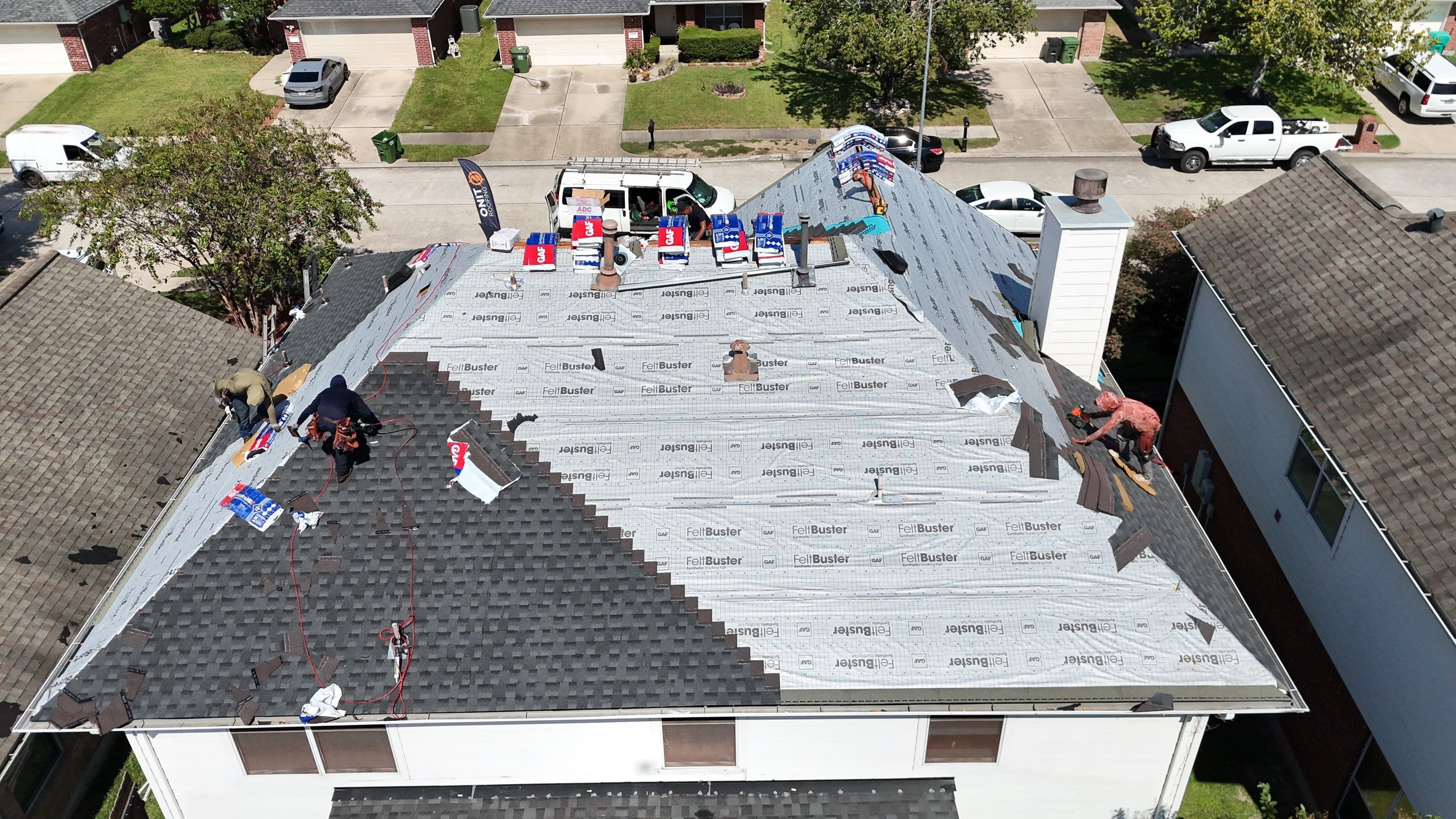 Roof Replacement and Decking Repair in Humble by Onit Roofing LLC