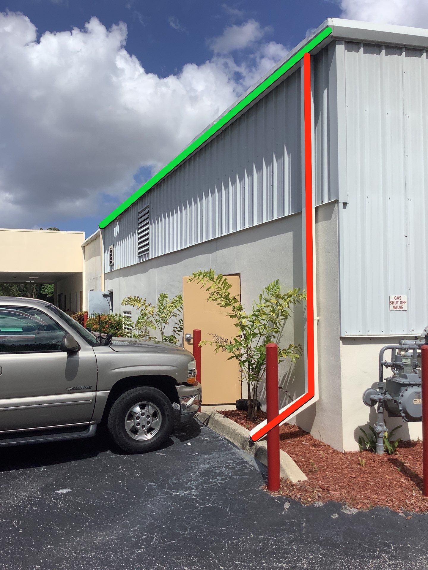 White 6-Inch Gutters with Downspouts in Bradenton FL by Gutter Professors