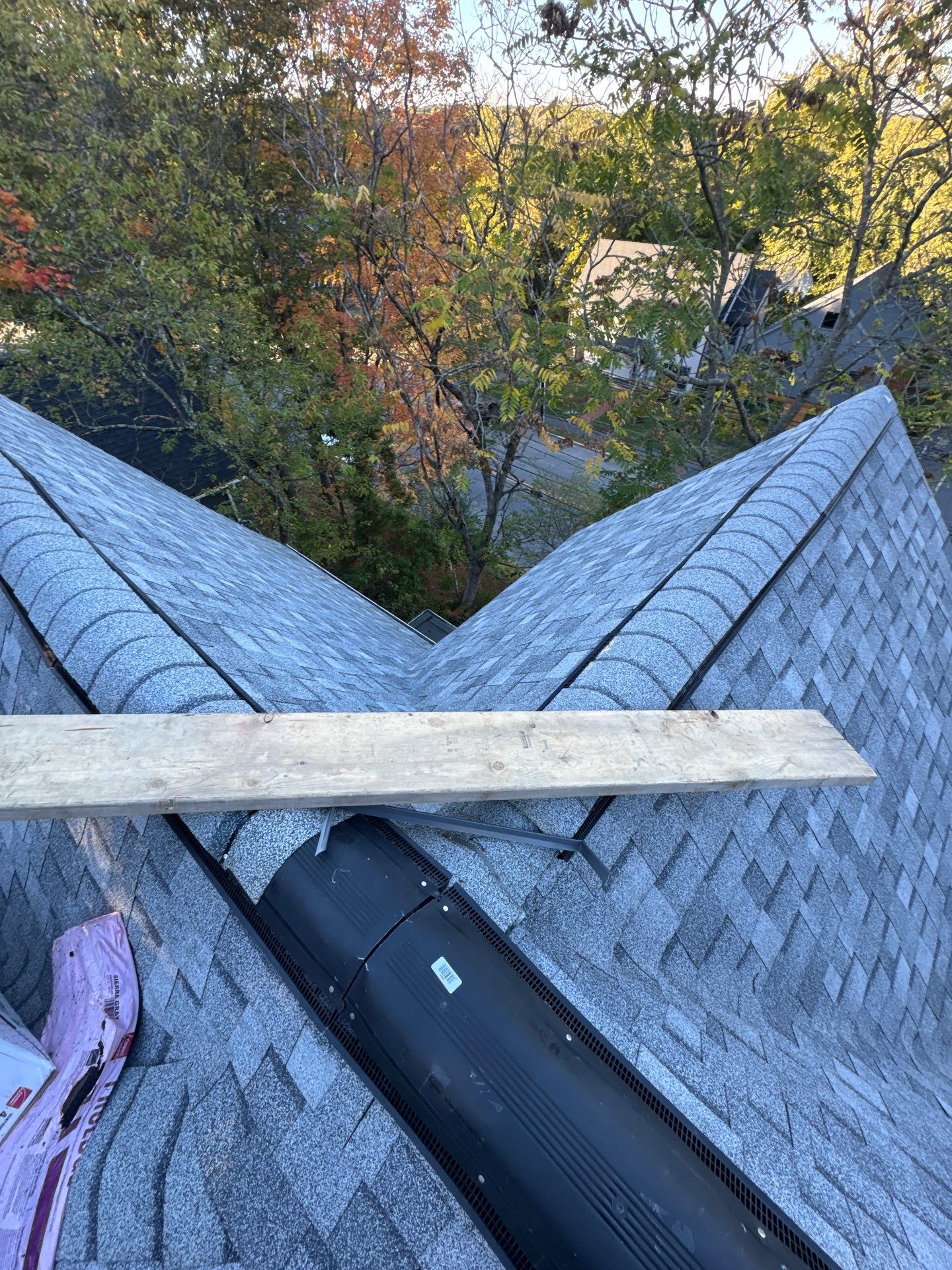Full Roof & Porch EPDM Replacement with Skylight and Chimney Repairs by Mighty Dog Roofing of Greater Middlesex County