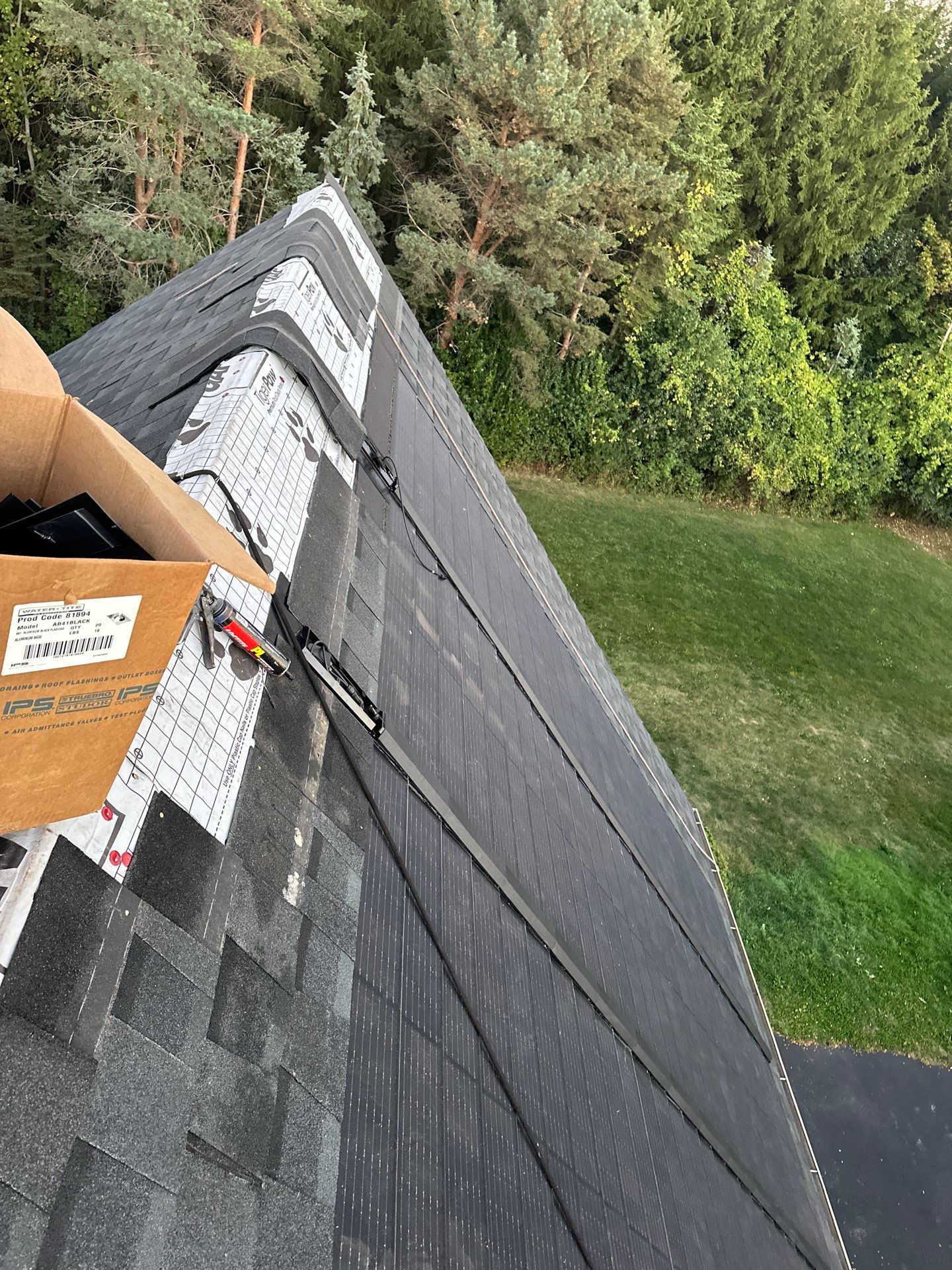 GAF Timberline Solar Roof Installation in Pittsford, NY by American Home Contractors