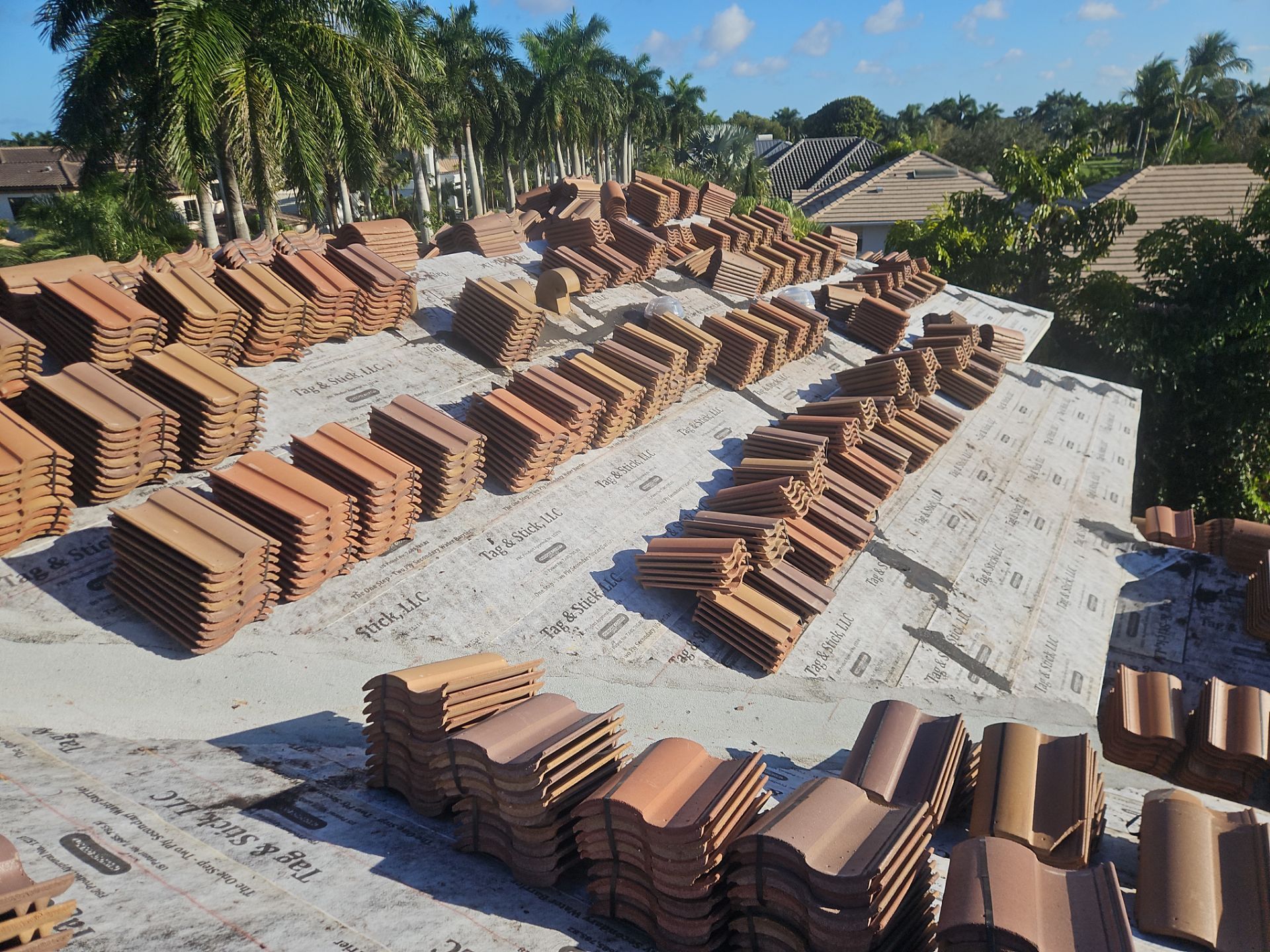 Residential Roofing Installation using Eagle Roofing Tile by BLUES BROTHERS ROOFING