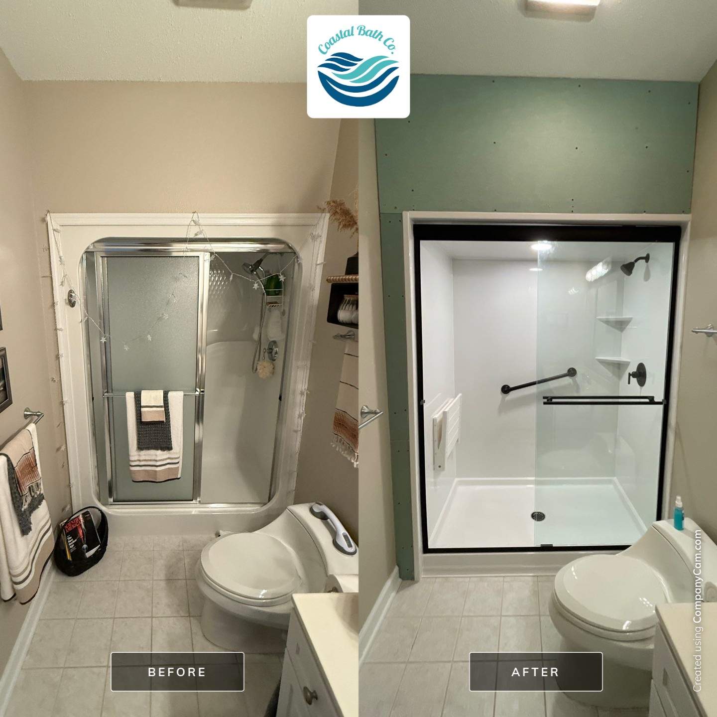 Job photos by Coastal Bath Company