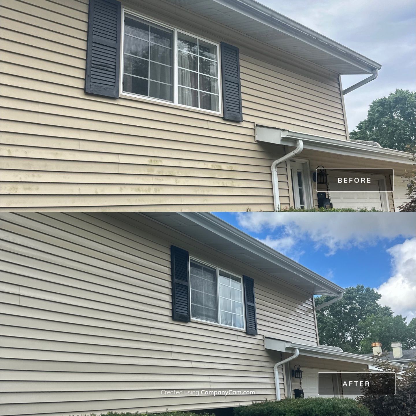 Project in Crystal Lake by Simmons Power & Soft Washing