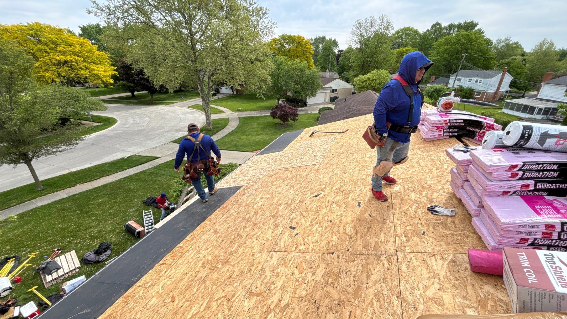 Roof Replacement using Owens Corning Estate Gray by 180 Contractors