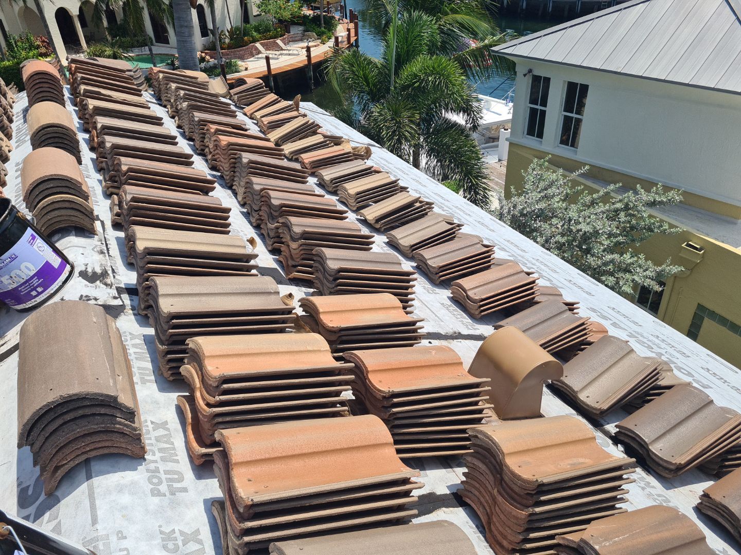 Residential Roofing Installation using Eagle Roofing Tile by BLUES BROTHERS ROOFING