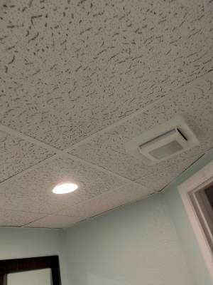 Ceiling Tile & Bathroom Vent Replacement - Columbia, IL by Legendary Services Company LLC.