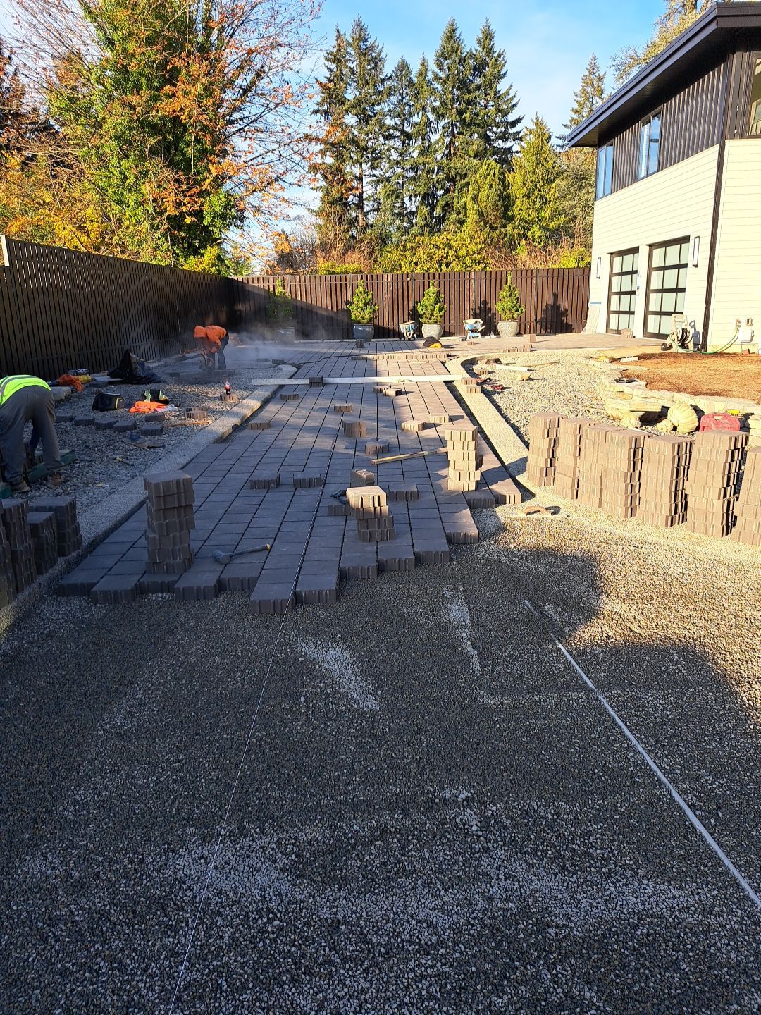 Permeable Pavers Driveway by Jireh Asphalt & Concrete Inc 
