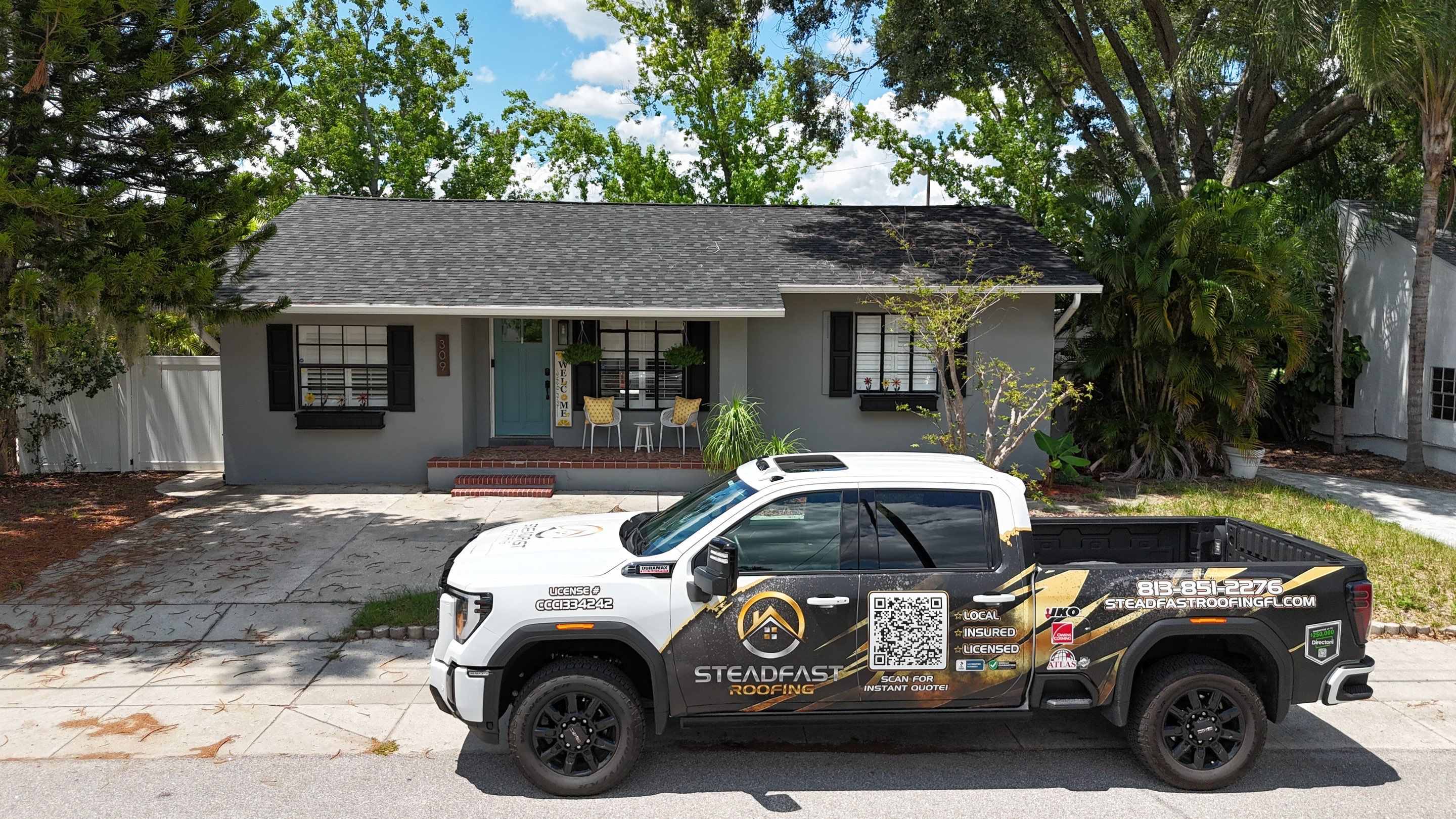 Roof Replacement in Tampa, FL  by Steadfast Roofing 