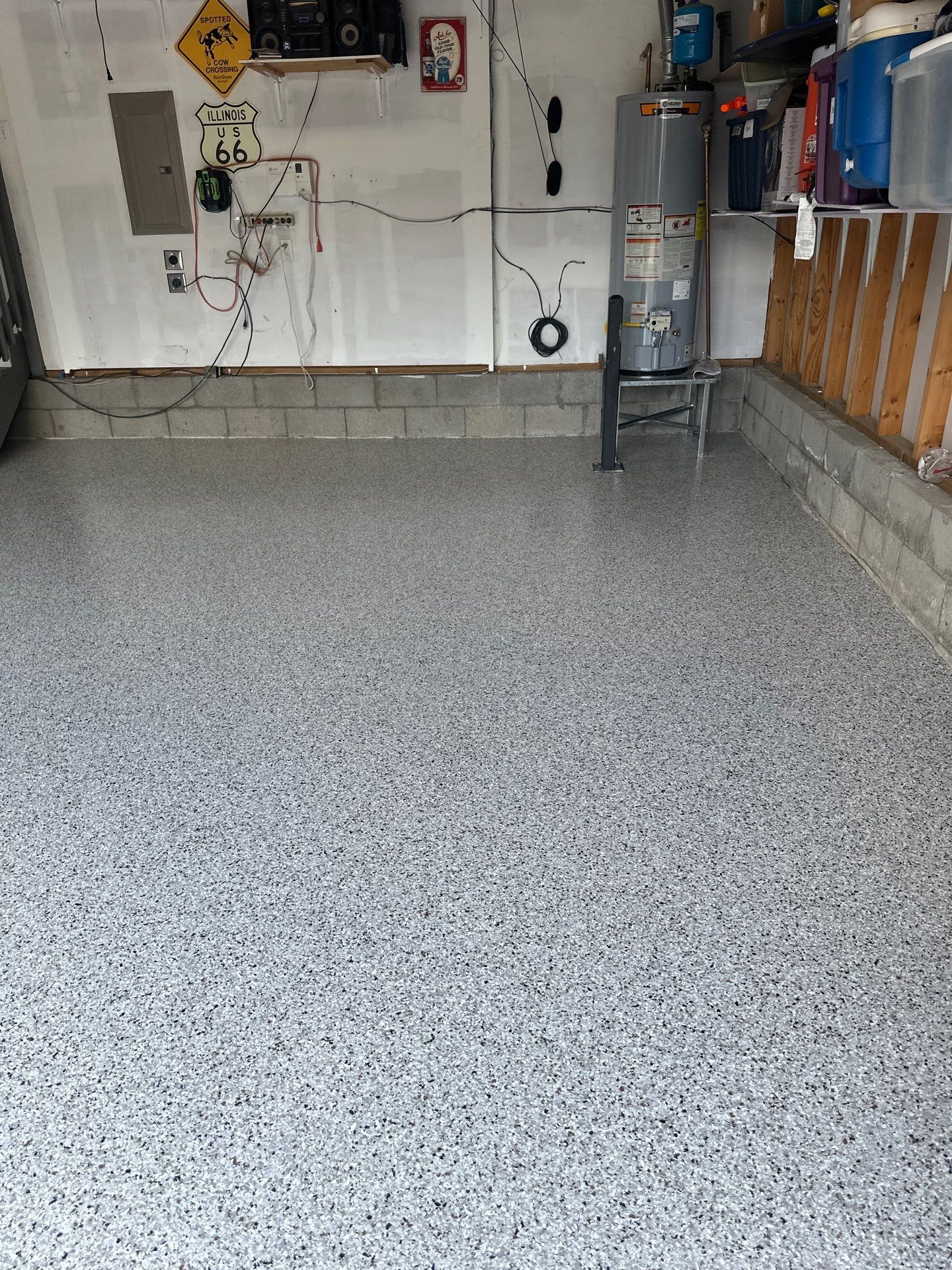Garage Floor Coating using Coyote by My Garage Floor Guys