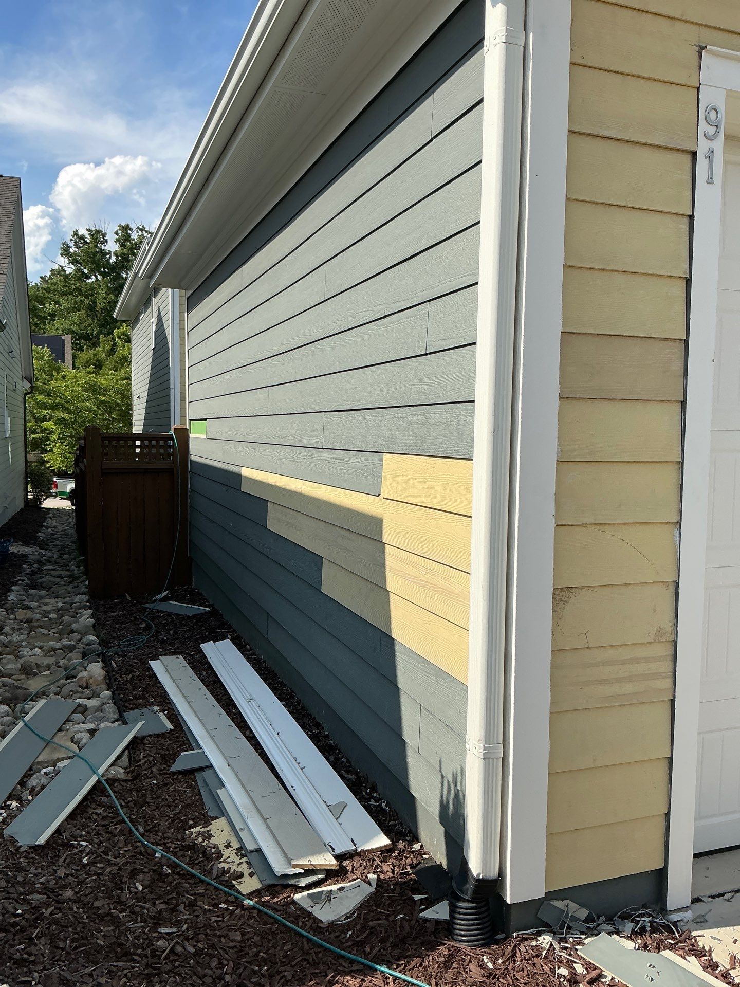 Siding replacement and exterior painting by GonzalezPainters & Contractors Inc