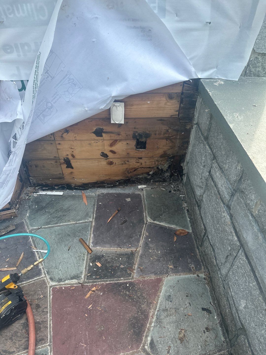 Siding Installation using Hardie Plank Artic white by A Plus Exterior