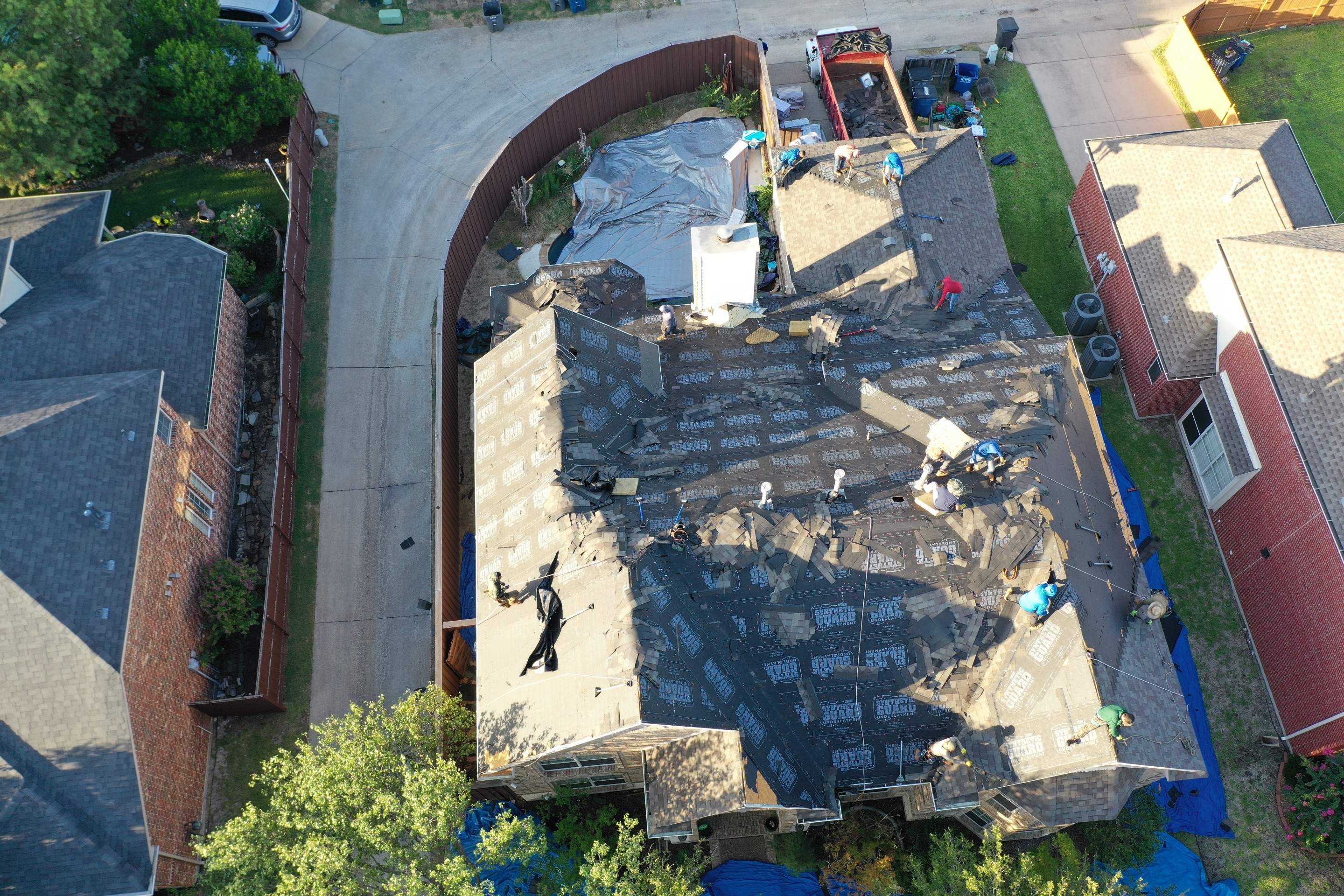 Property Repairs After Hail Storm Plano Texas by Eminent Roofing & Auto Hail Repair