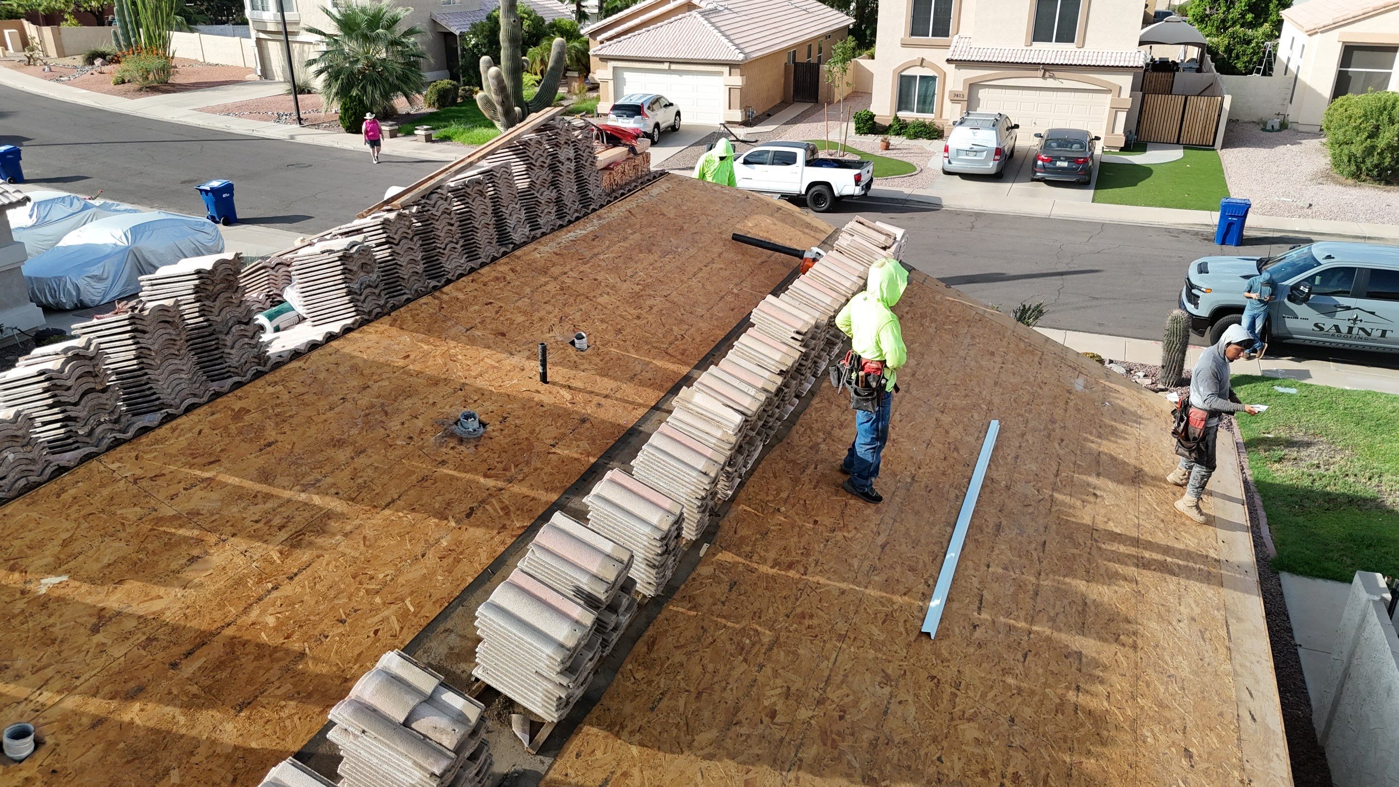 Project in Mesa, AZ by Saint Roofing